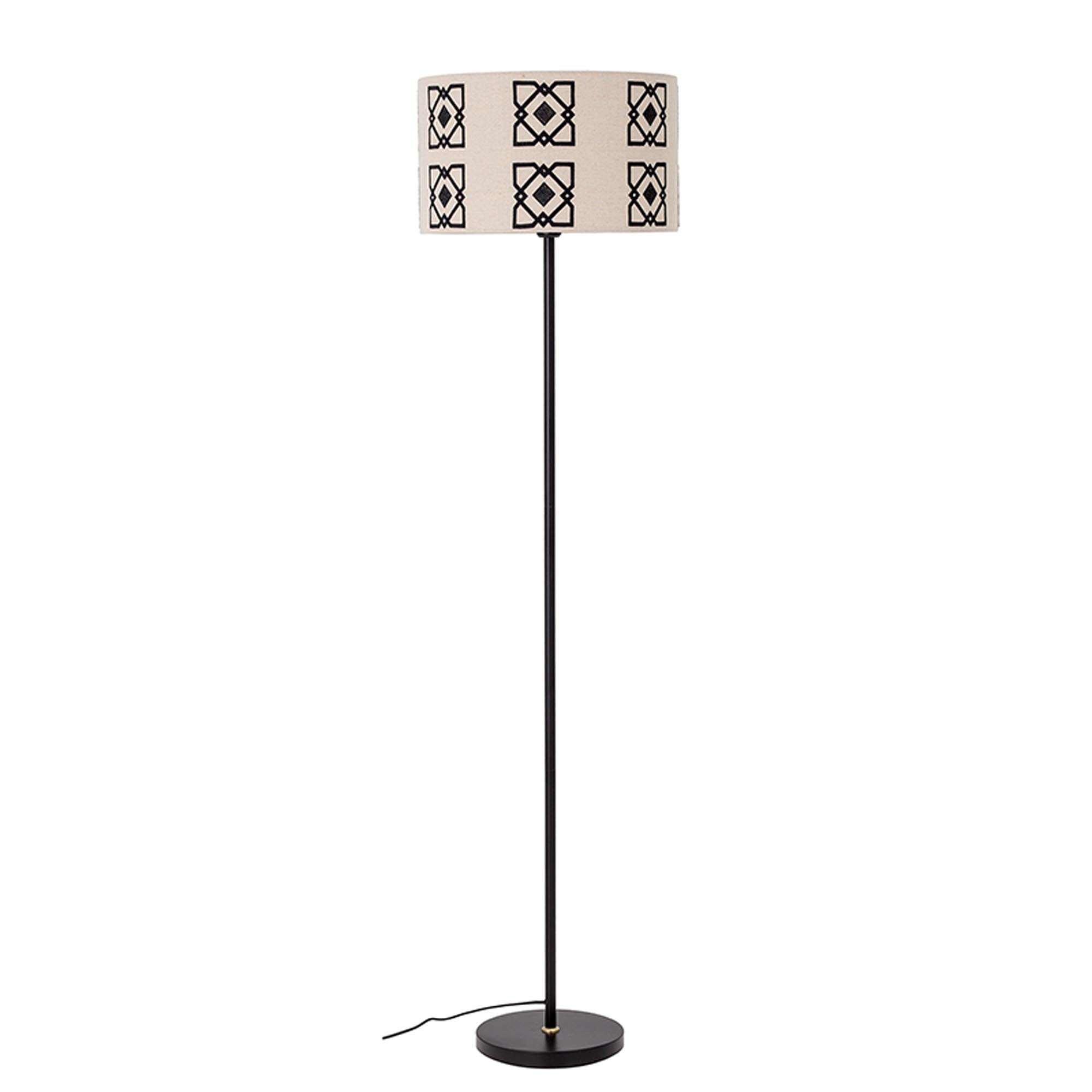 Selita Stehlampe, Schwarz, Metall