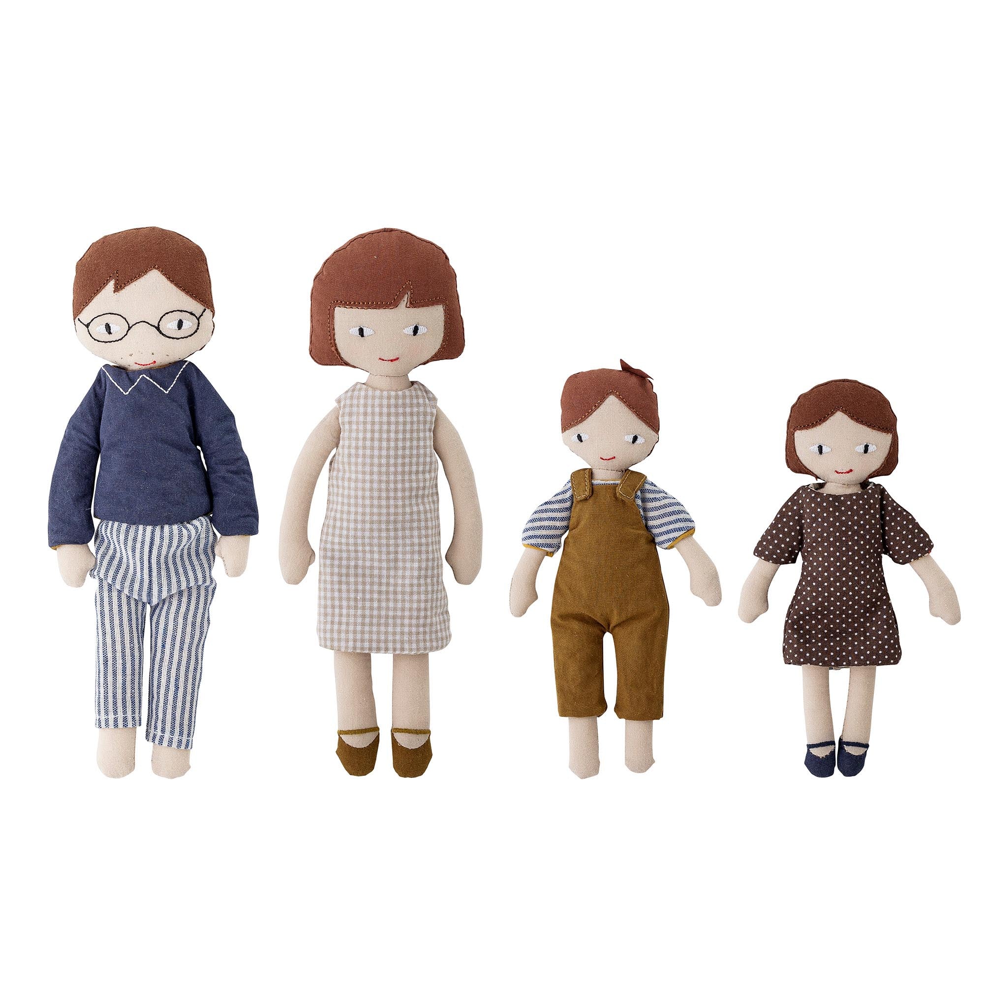 Webster Doll, Braun, Baumwolle in Brown präsentiert im Onlineshop von KAQTU Design AG. Plüschtier Kids ist von Bloomingville