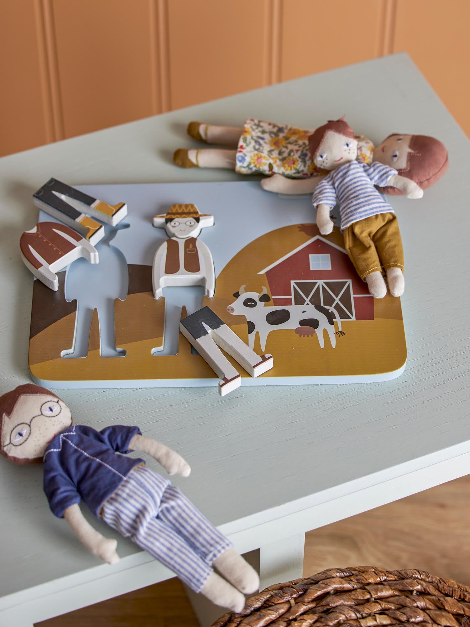 Dylan Puzzle, Braun, MDF in Brown präsentiert im Onlineshop von KAQTU Design AG. Spiele Kids ist von Bloomingville