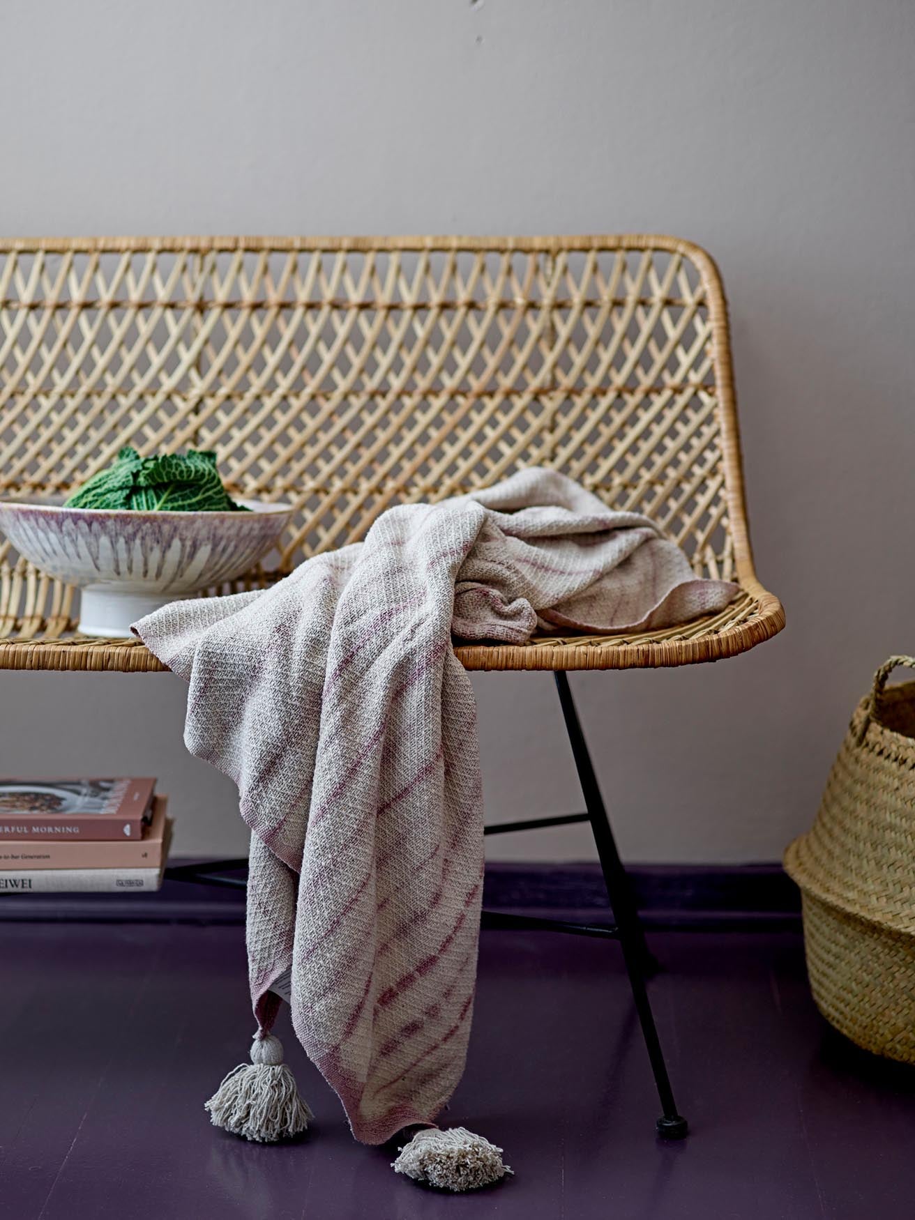 Hallie sofa, nature, rattan