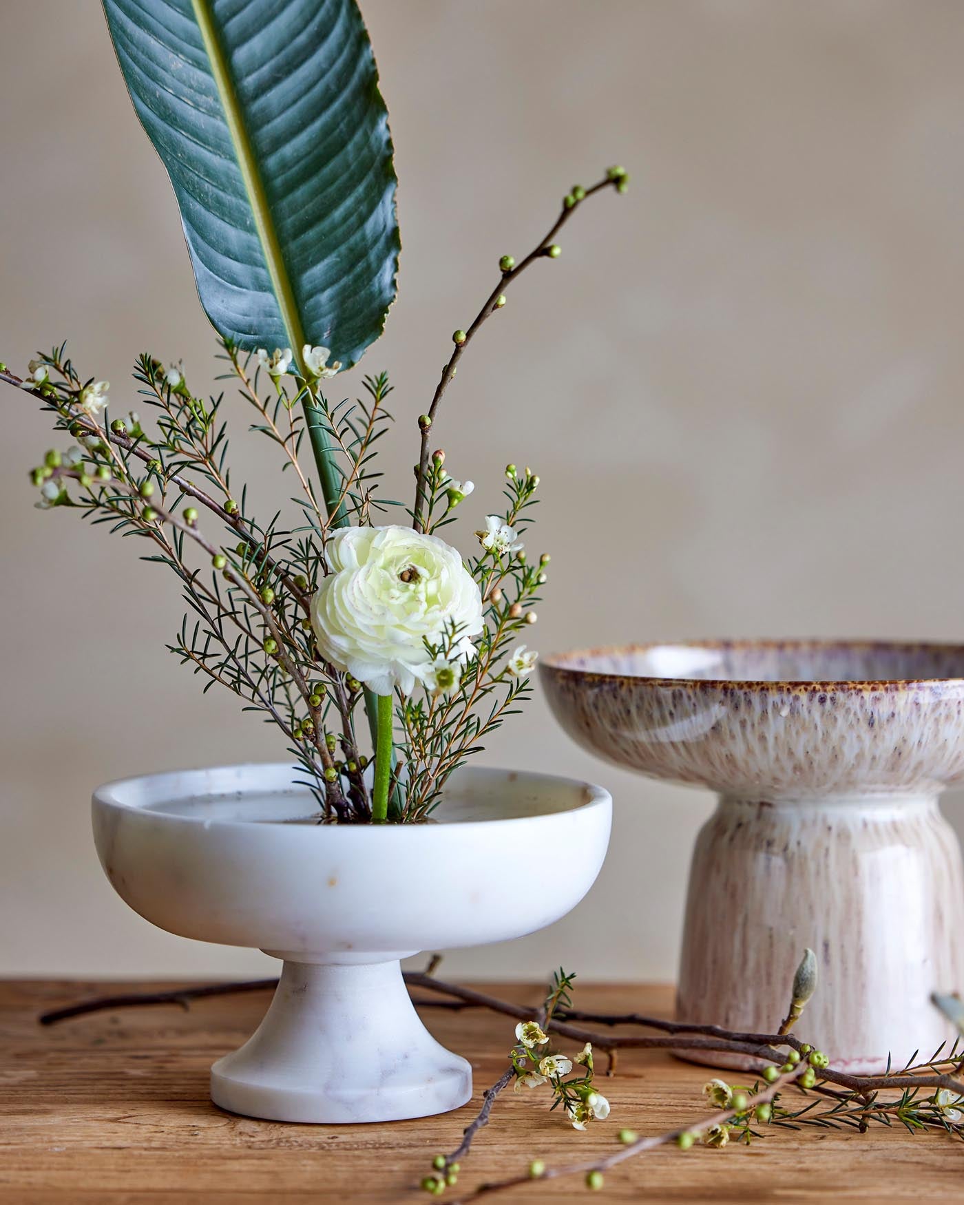 Eris Schale aus weissem Marmor von Bloomingville: Stilvoll & zeitlos.