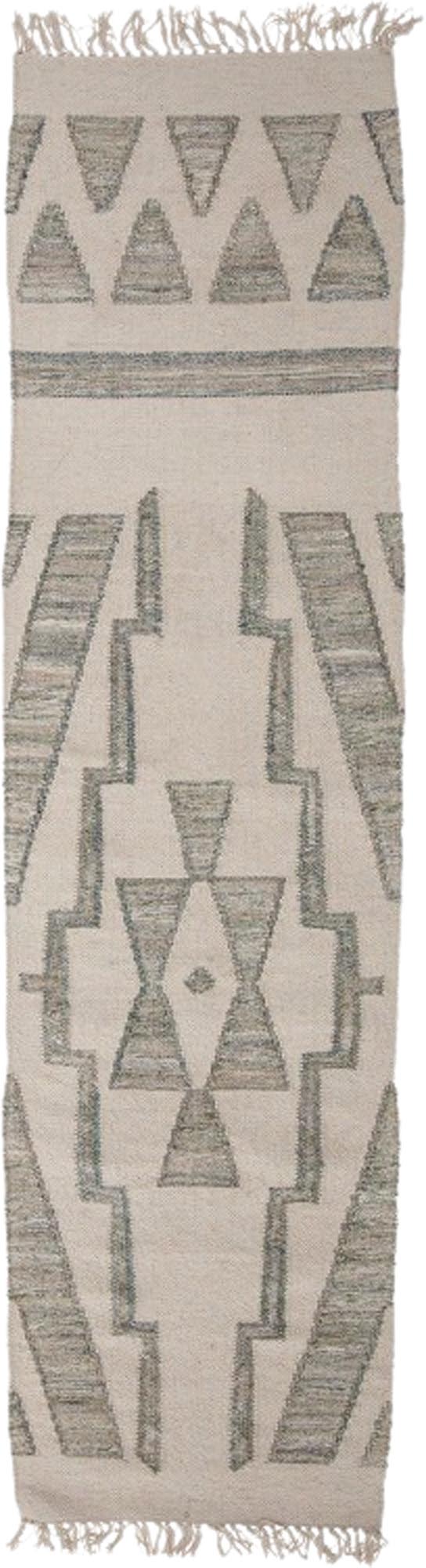 Delara Rug, Green, Wool - KAQTU Design