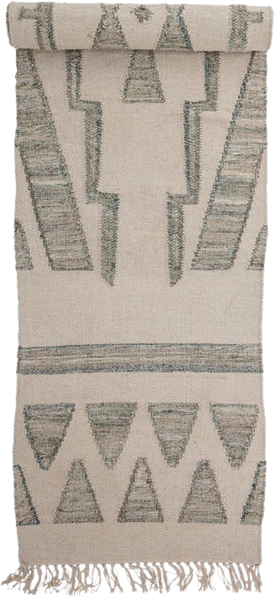 Delara Rug, Green, Wool - KAQTU Design