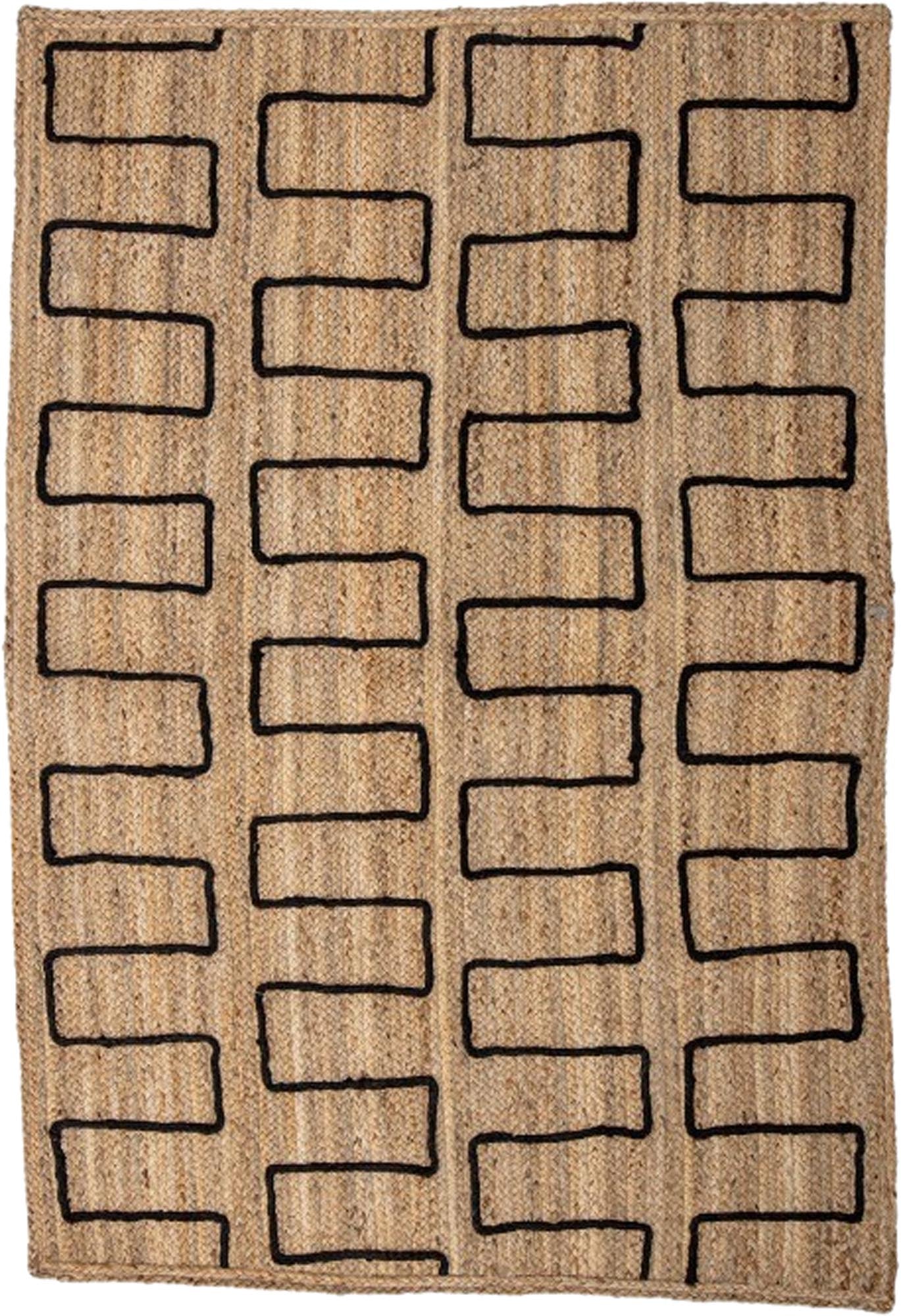 Dell carpet, Braun, jute