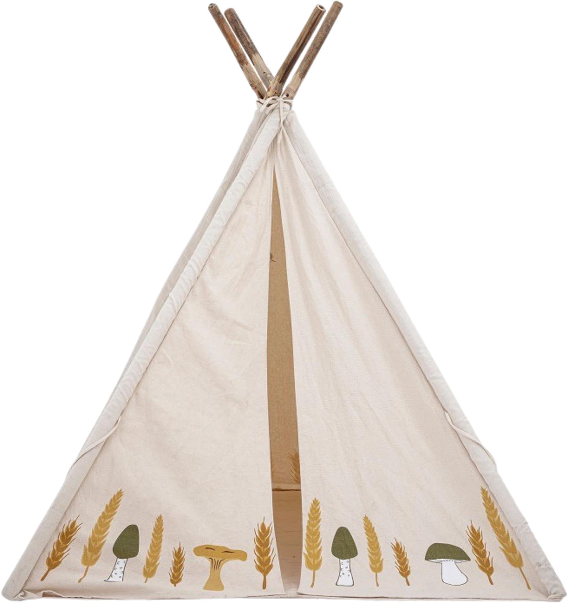 Millo Kinder-Tipi, Natur, Baumwolle in Nature präsentiert im Onlineshop von KAQTU Design AG. Zelt Kids ist von Bloomingville