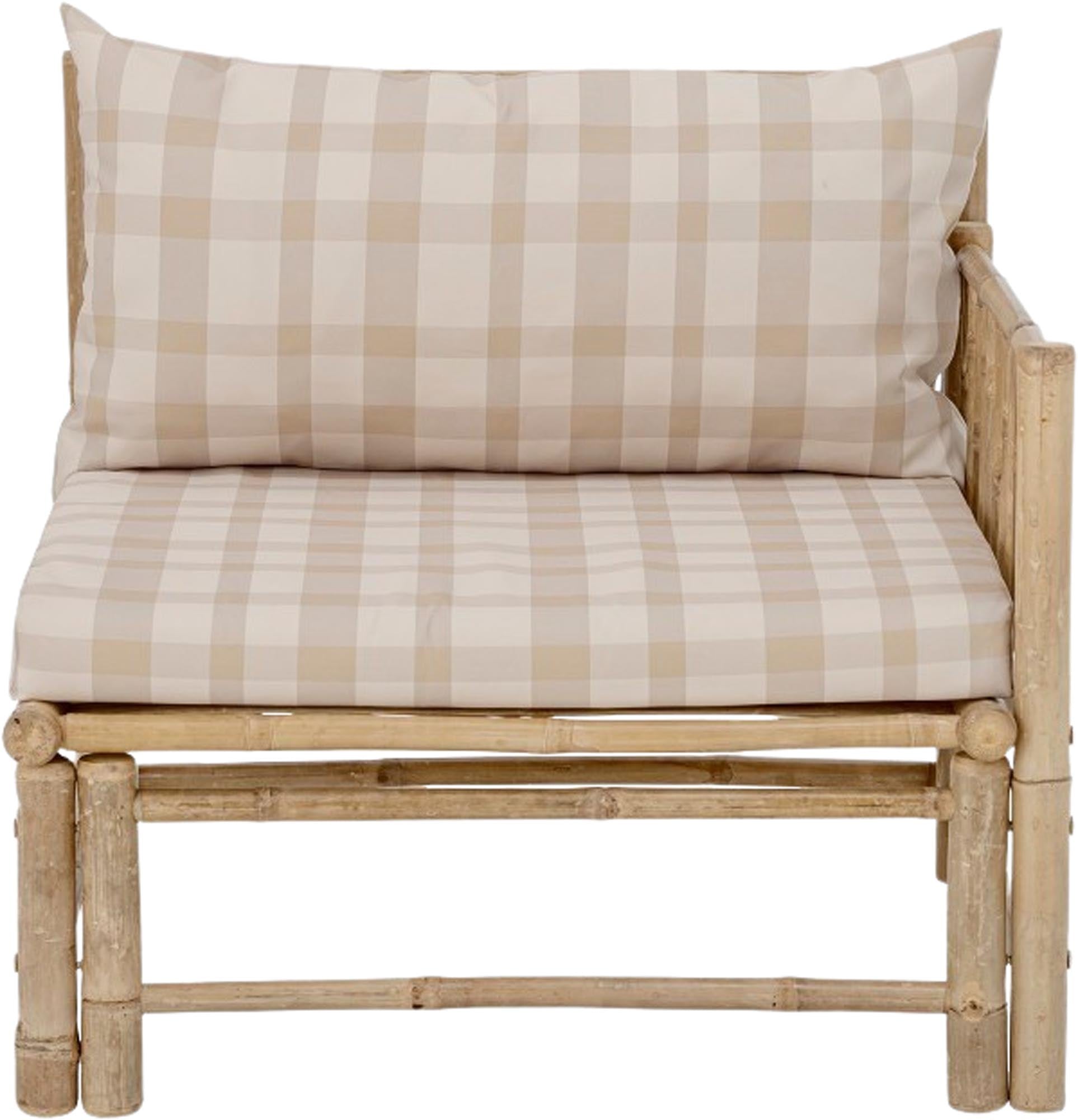 Korfu Modul-Sofa rechte Ecke, Natur, Bambus