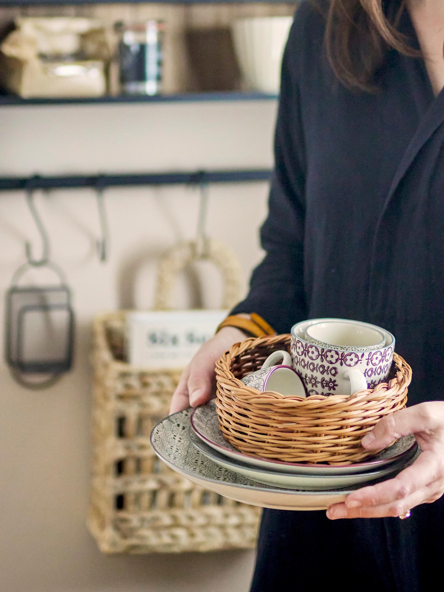 Gerner Korb, Natur, Rattan in Nature präsentiert im Onlineshop von KAQTU Design AG. Aufbewahrungskorb ist von Bloomingville