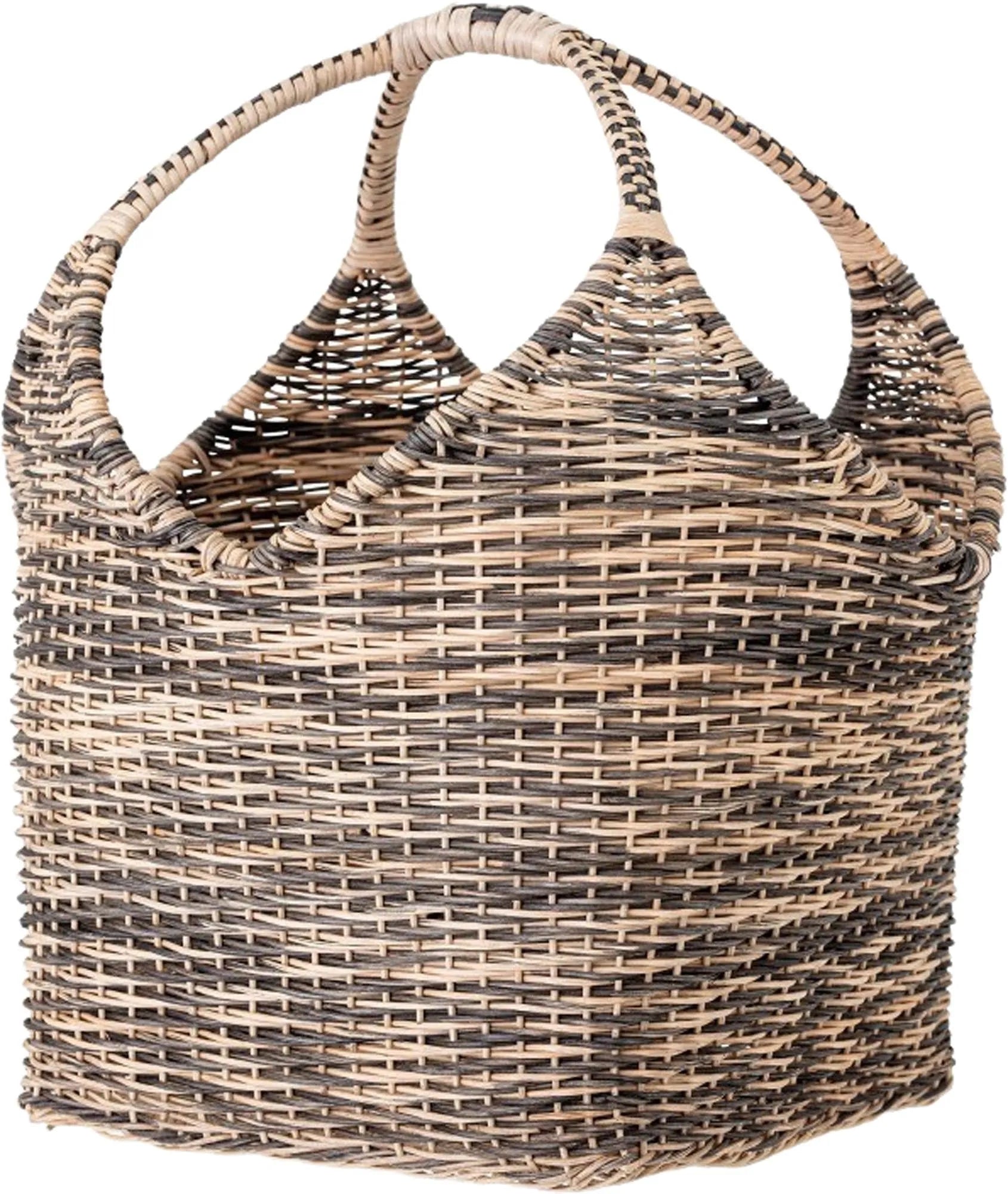 Alanna Korb, Natur, Rattan, Aufbewahrungskorb, KAQTU Design