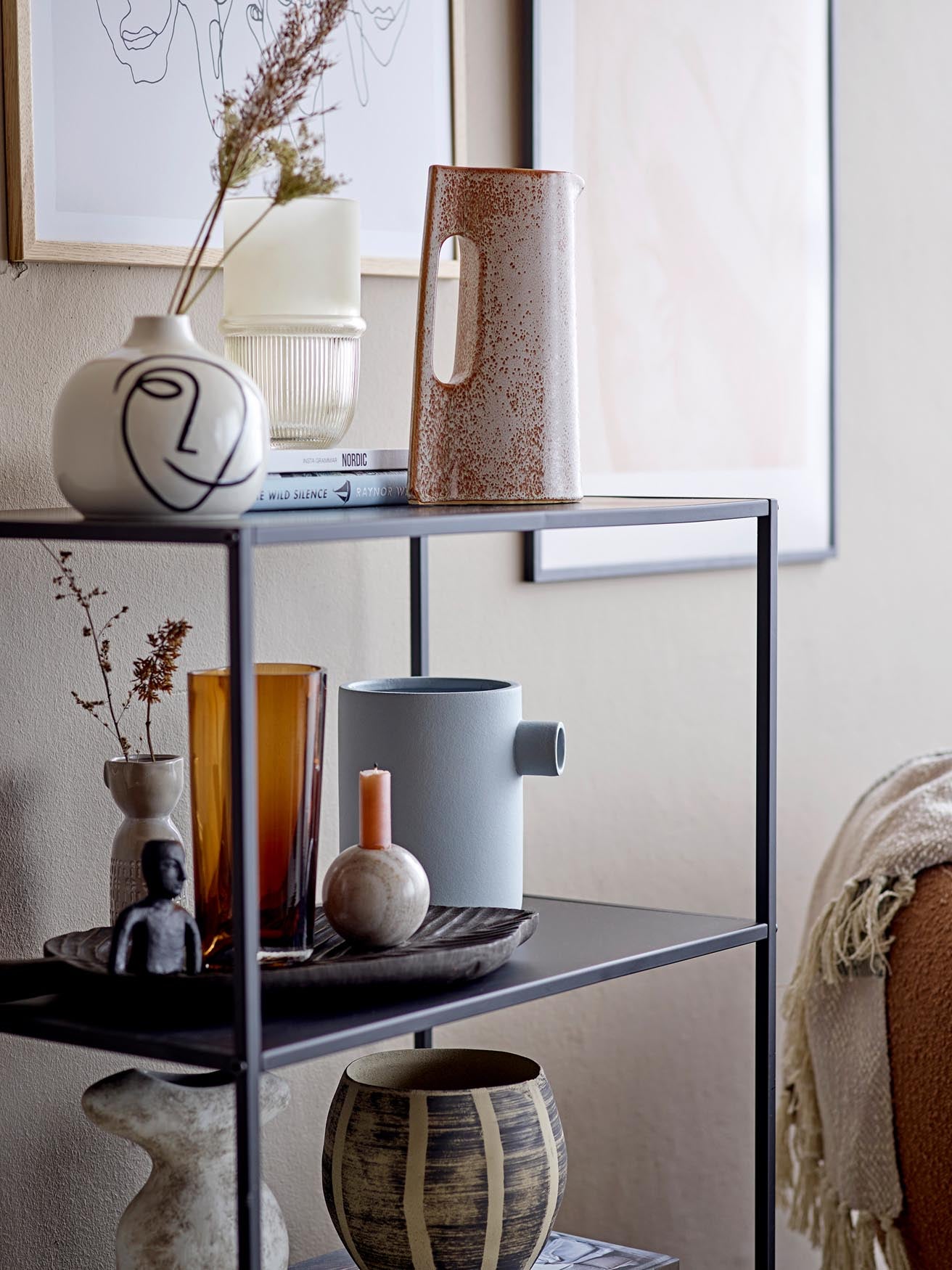 Belise Vase, Natur, Glas in Nature präsentiert im Onlineshop von KAQTU Design AG. Vase ist von Bloomingville