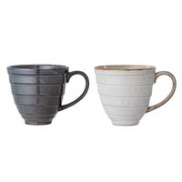 Tazza Masami, bianca, terracotta