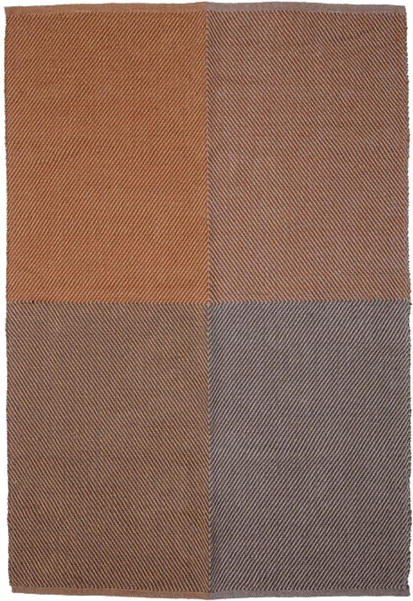Rodin Teppich, Braun, Jute