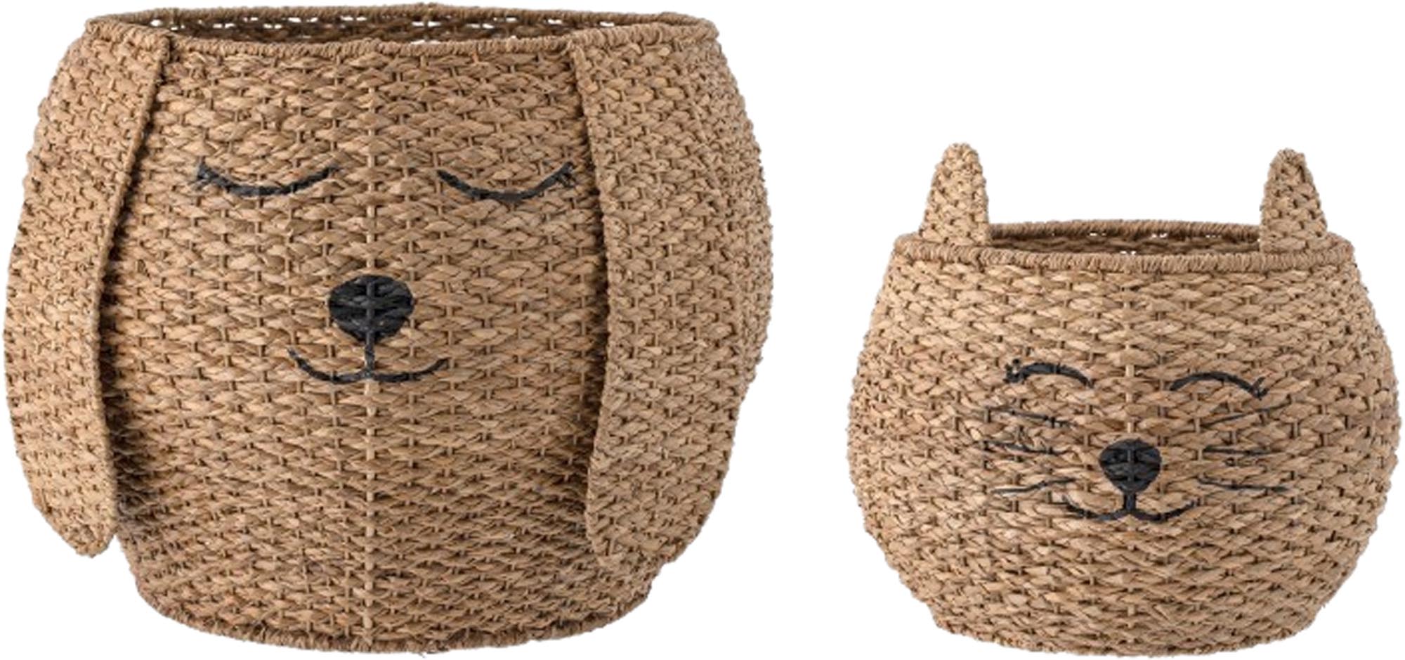 Milus Basket, Brown, Bankuan Grass