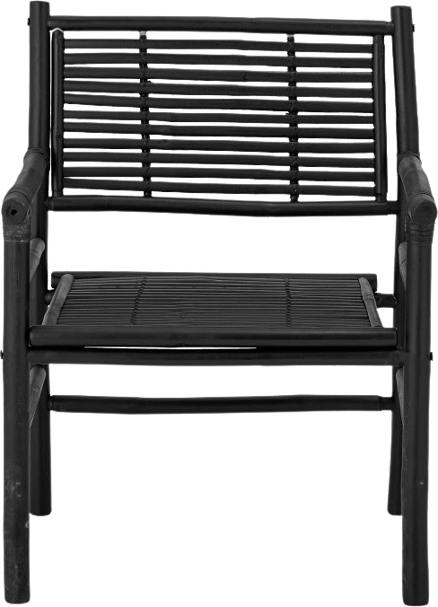 Coen lounge chair, Schwarz, bamboo