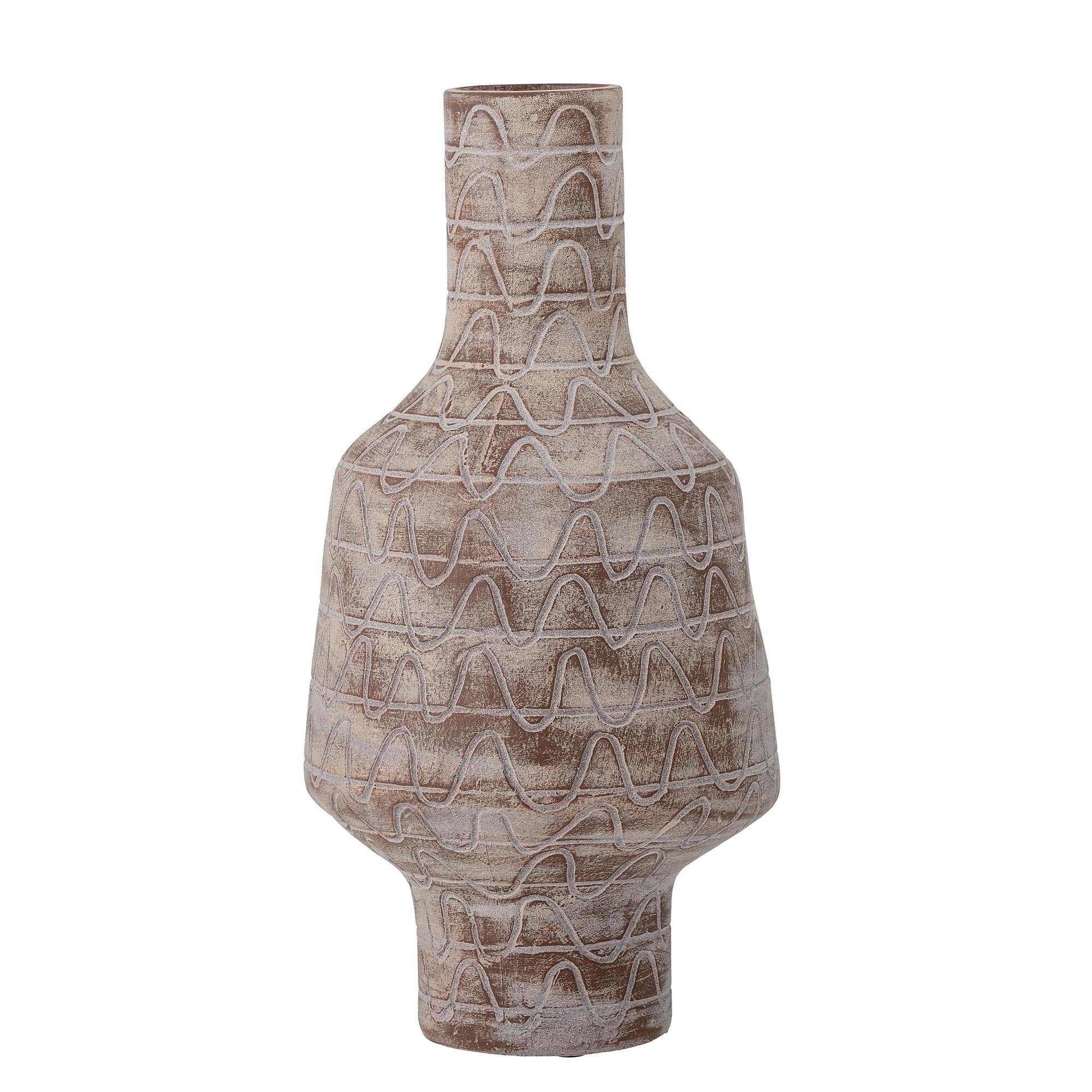 Saku Vase, Natur, Keramik in Nature präsentiert im Onlineshop von KAQTU Design AG. Vase ist von Bloomingville