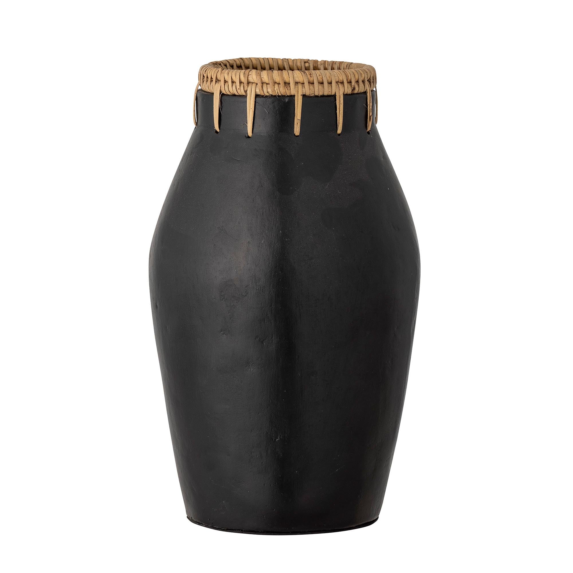 Dixon Deko-Vase, Schwarz, Terrakotta