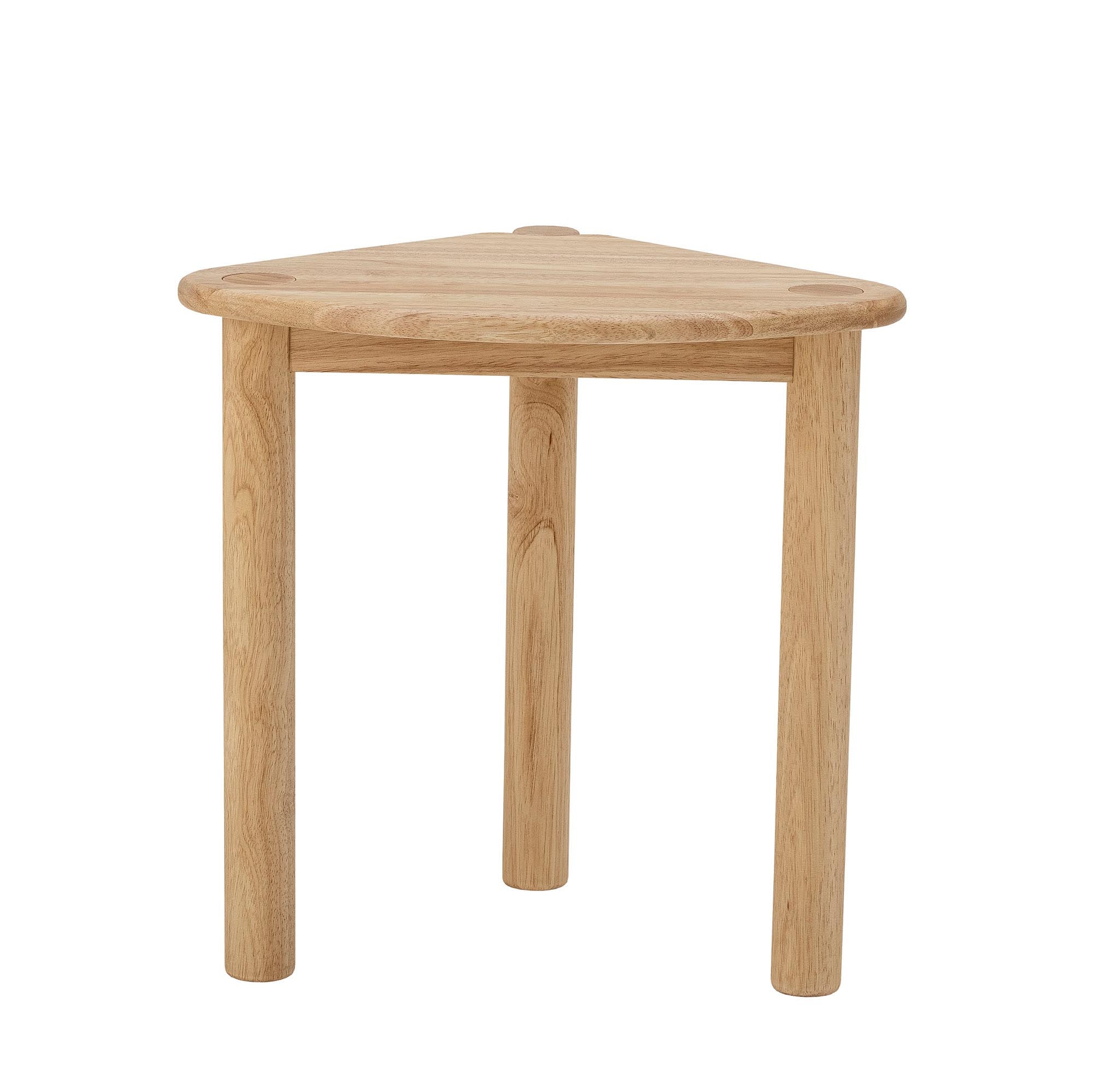 Kassia Beistelltisch, Natur, Gummibaumholz