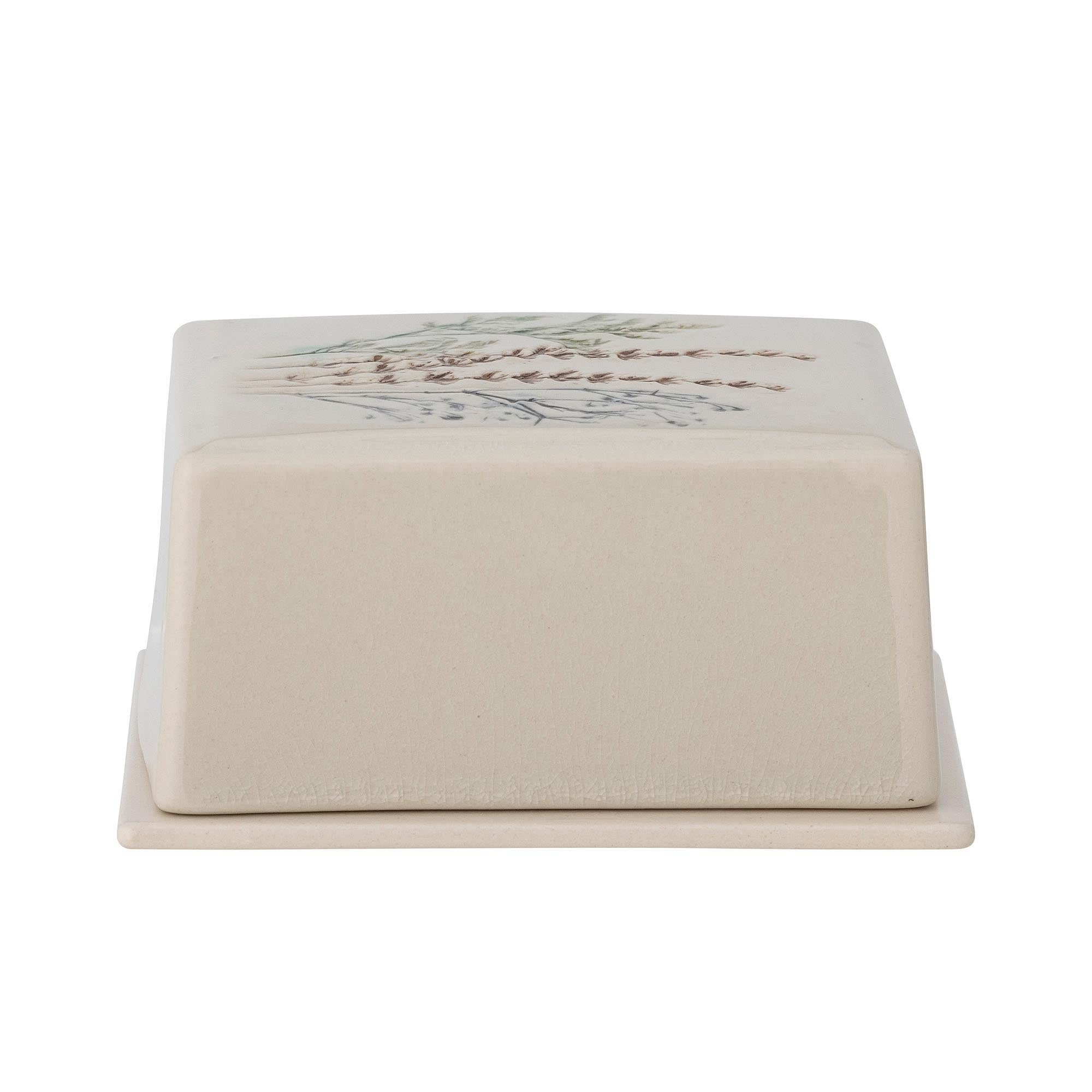 Bea Butterdose, Natur, Steingut in Nature präsentiert im Onlineshop von KAQTU Design AG. Aufbewahrungsbehälter ist von Bloomingville