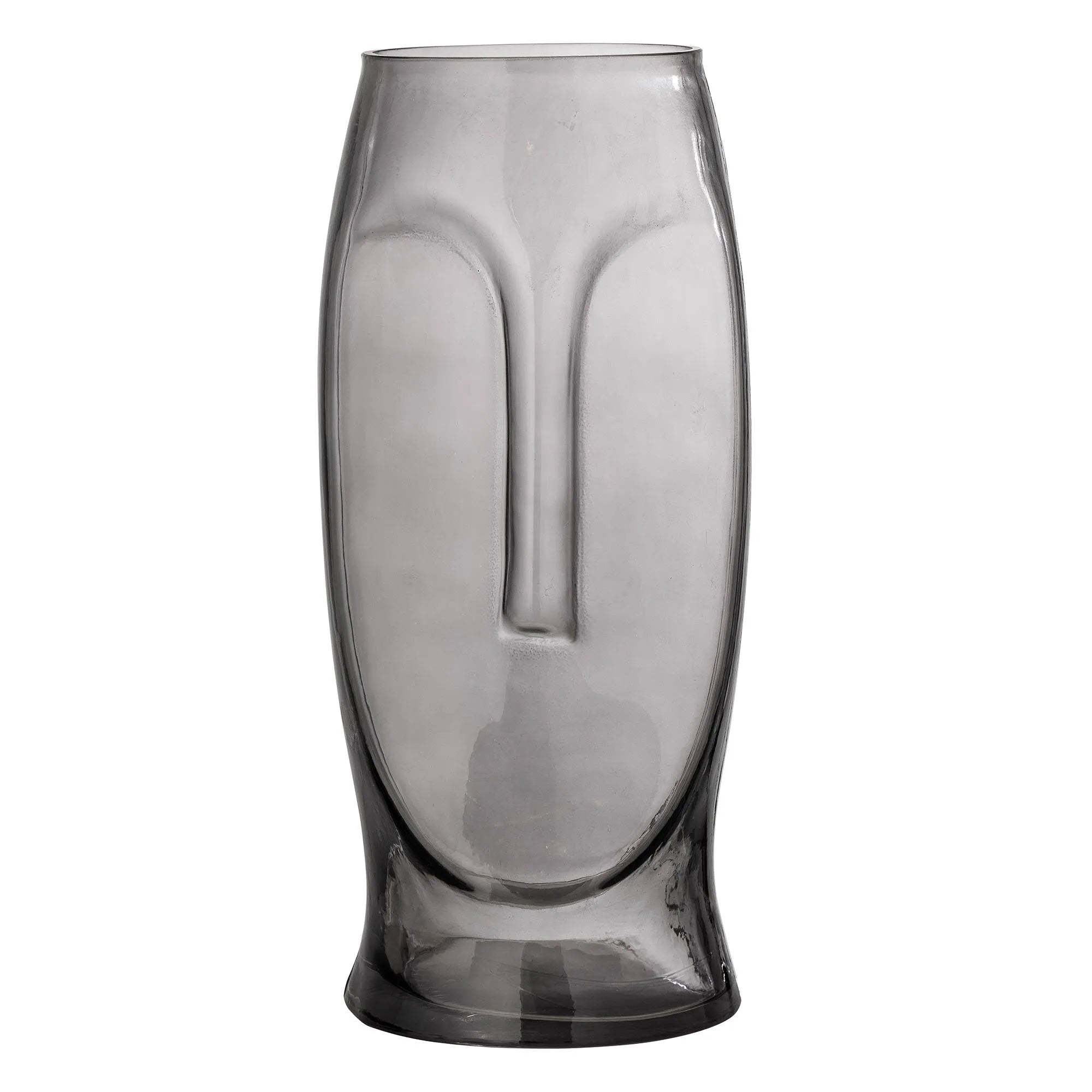 Stilvolle Ditta Vase aus grauem Glas von Bloomingville für Ihr Zuhause.