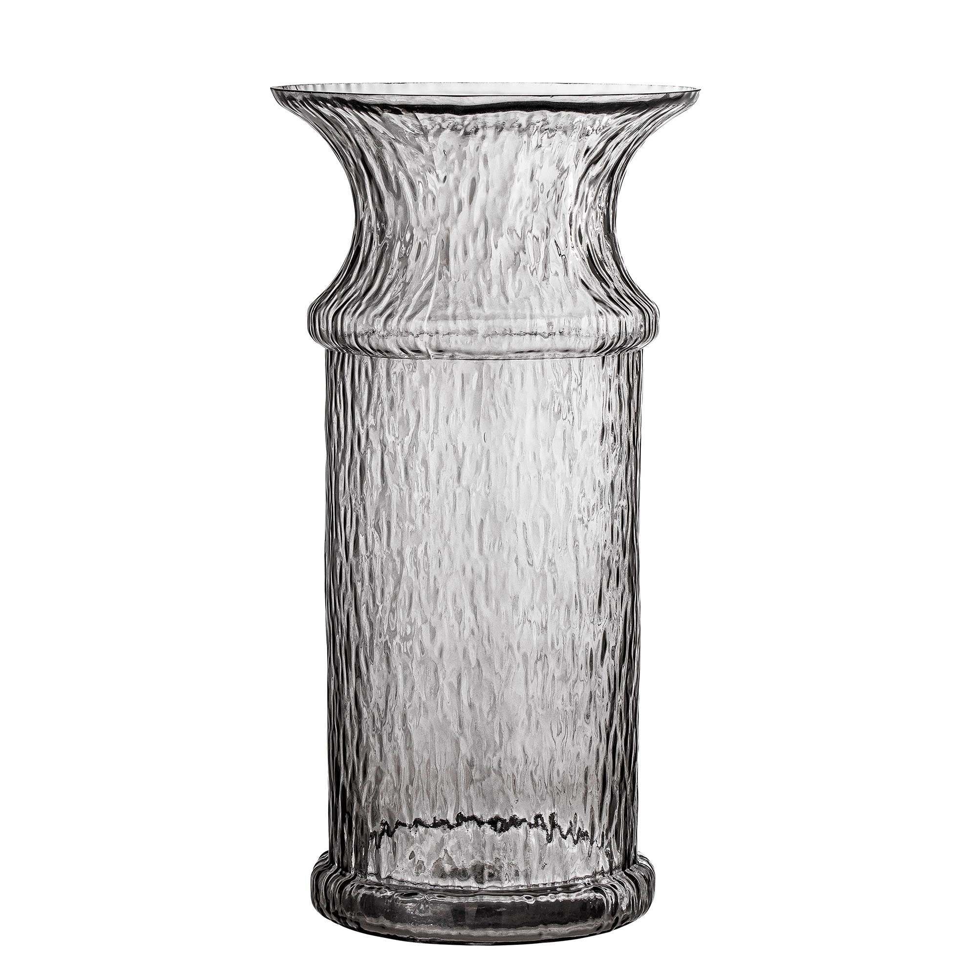 Dida Vase, Grau, Glas