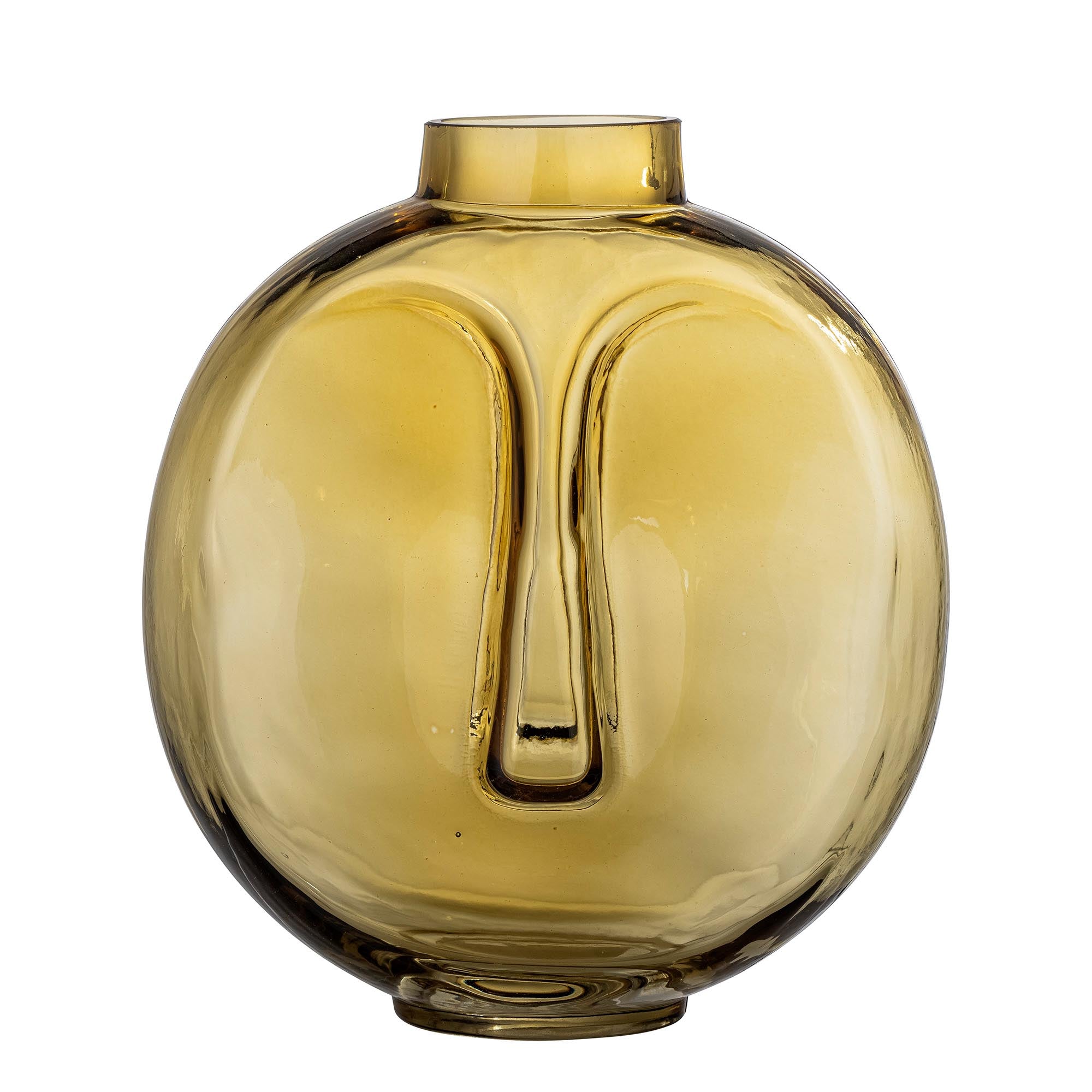 Daisi Vase, Braun, Glas
