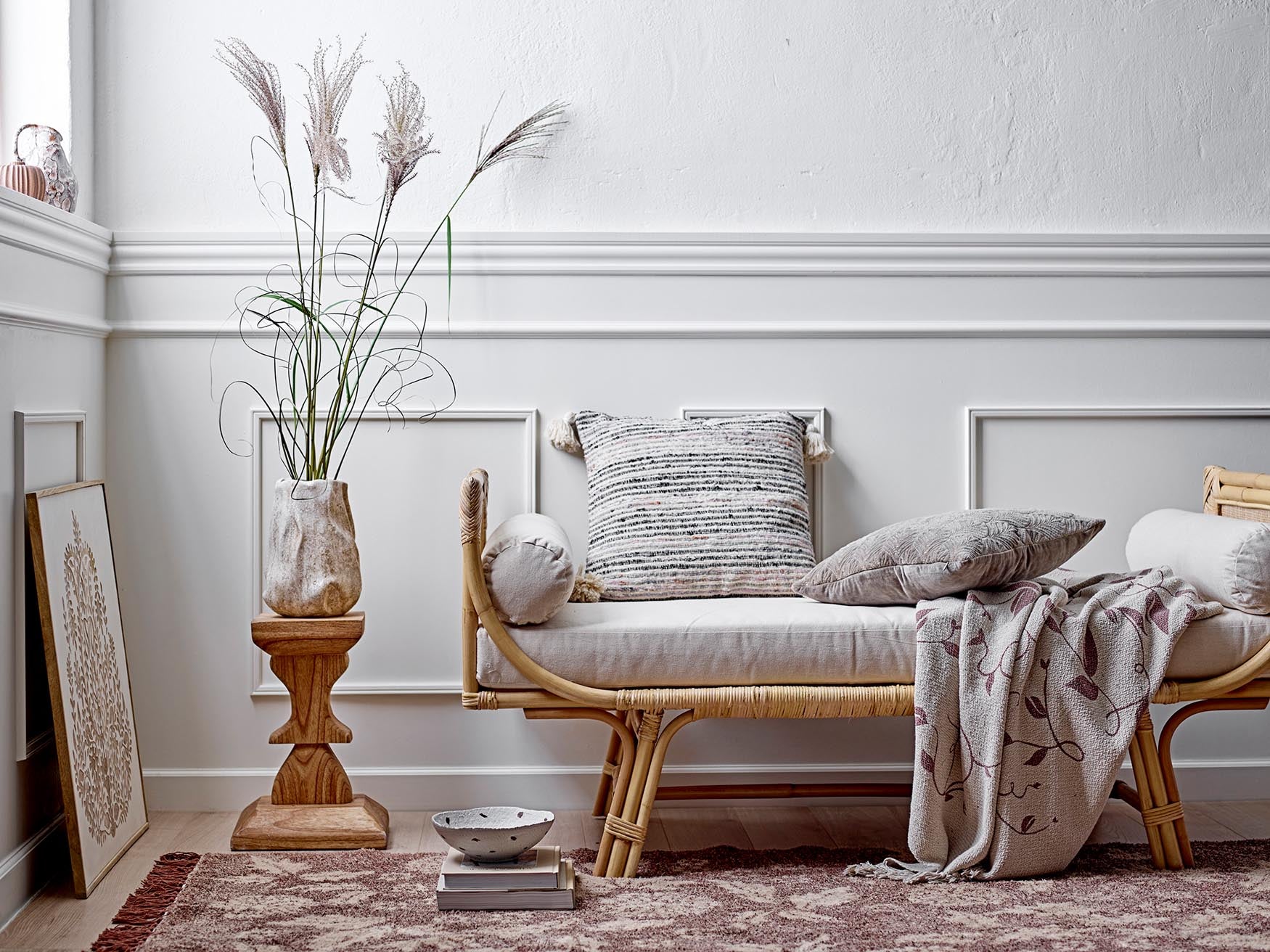 Jehu pillow, nature, cotton