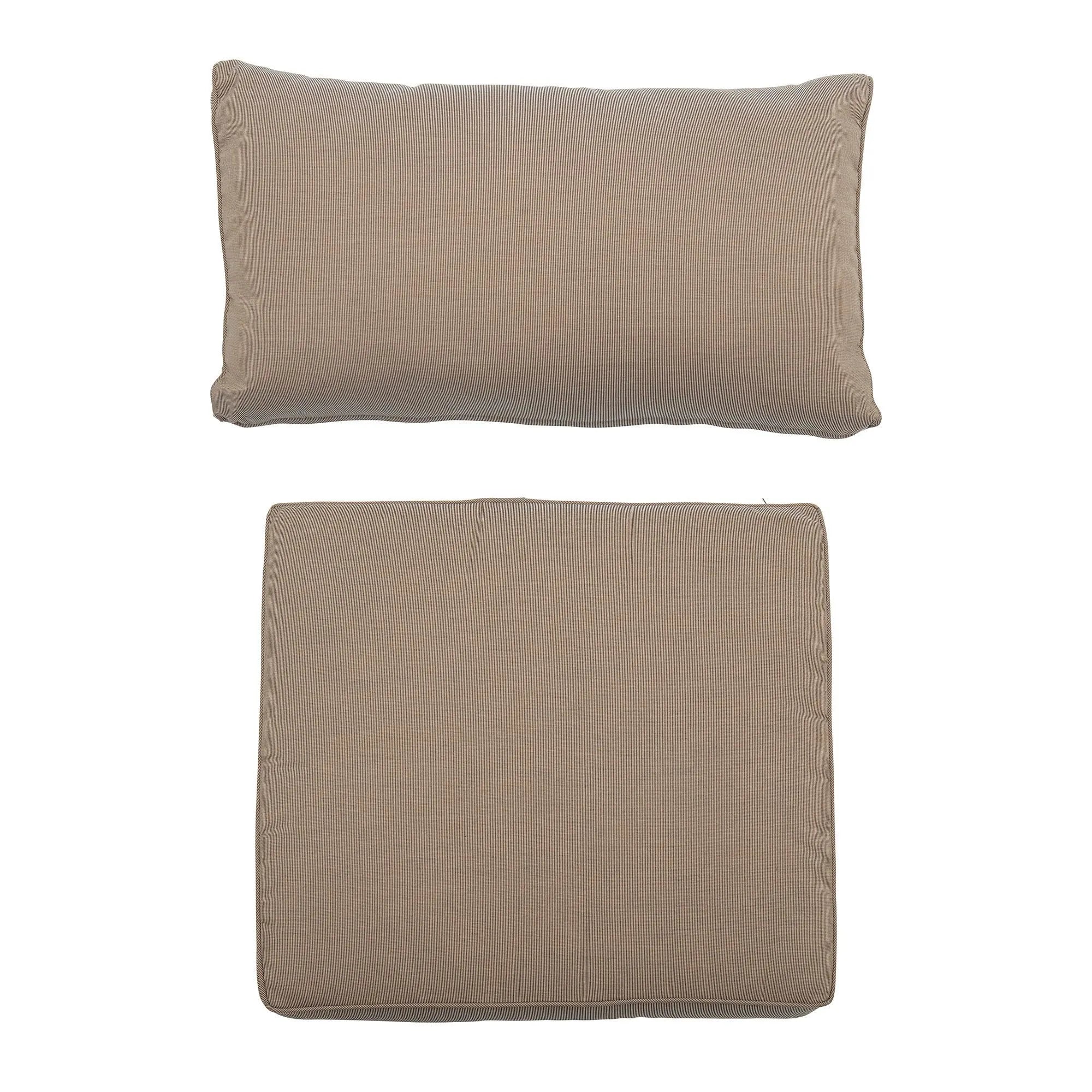 Mundo Cushion Cover (No Filling), Brown, Polyester in Brown präsentiert im Onlineshop von KAQTU Design AG. Deko Kissenbezug ist von Bloomingville