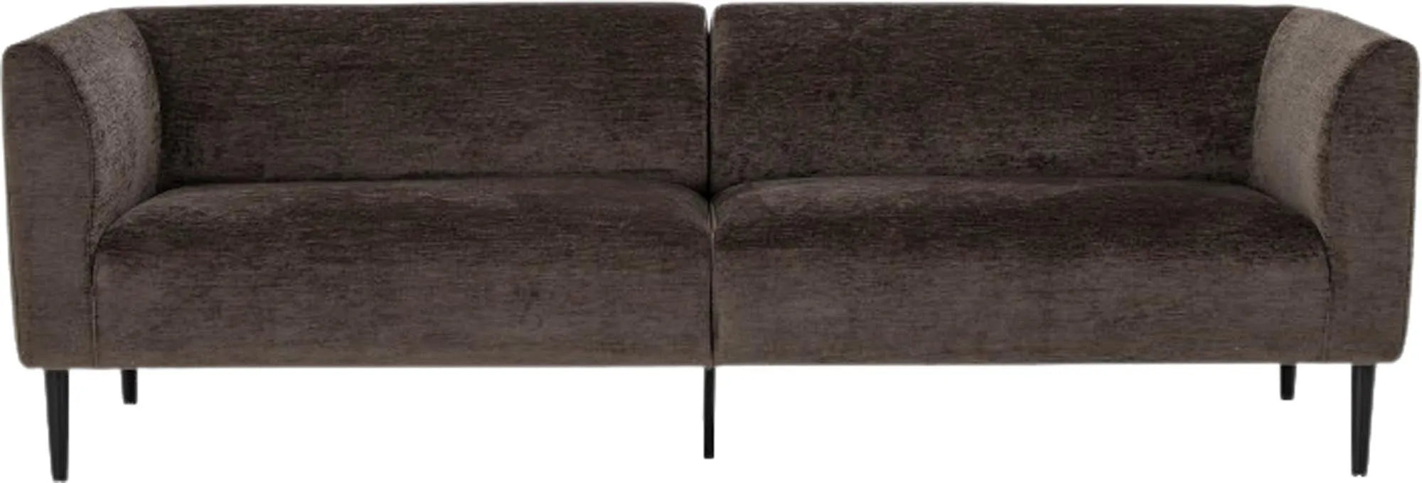 Lanna Sofa, Braun, FSC® MIx , Polyester, 3er Sofa, KAQTU Design