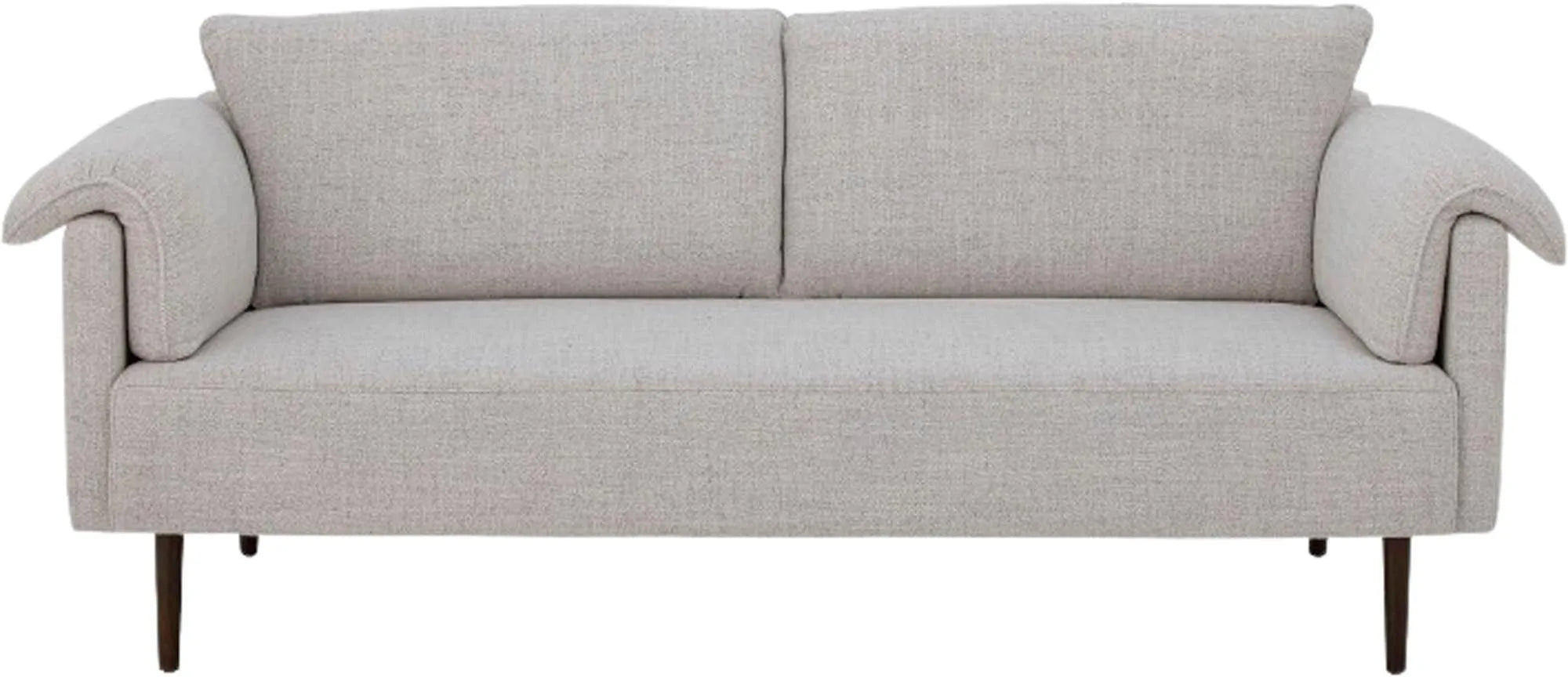 Chesham Sofa, Weiá, Polyester, 2er Sofa, KAQTU Design