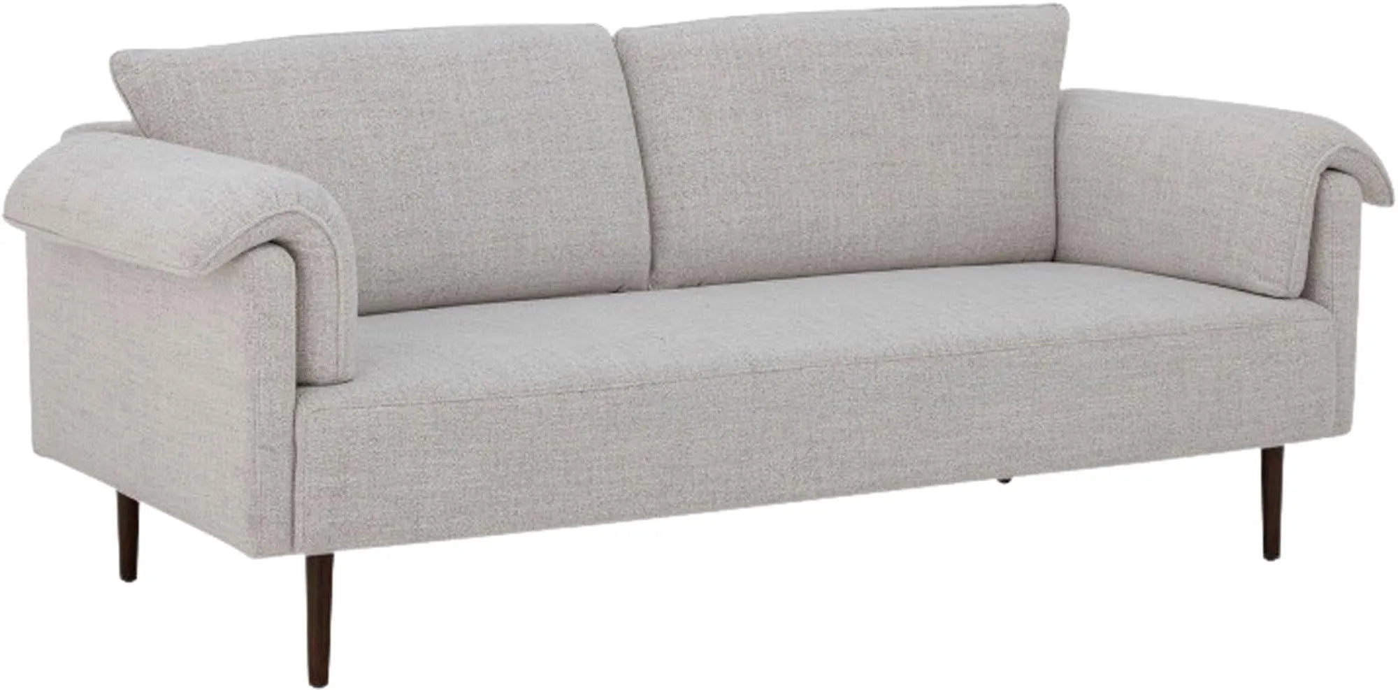 Chesham Sofa, Weiá, Polyester, 2er Sofa, KAQTU Design