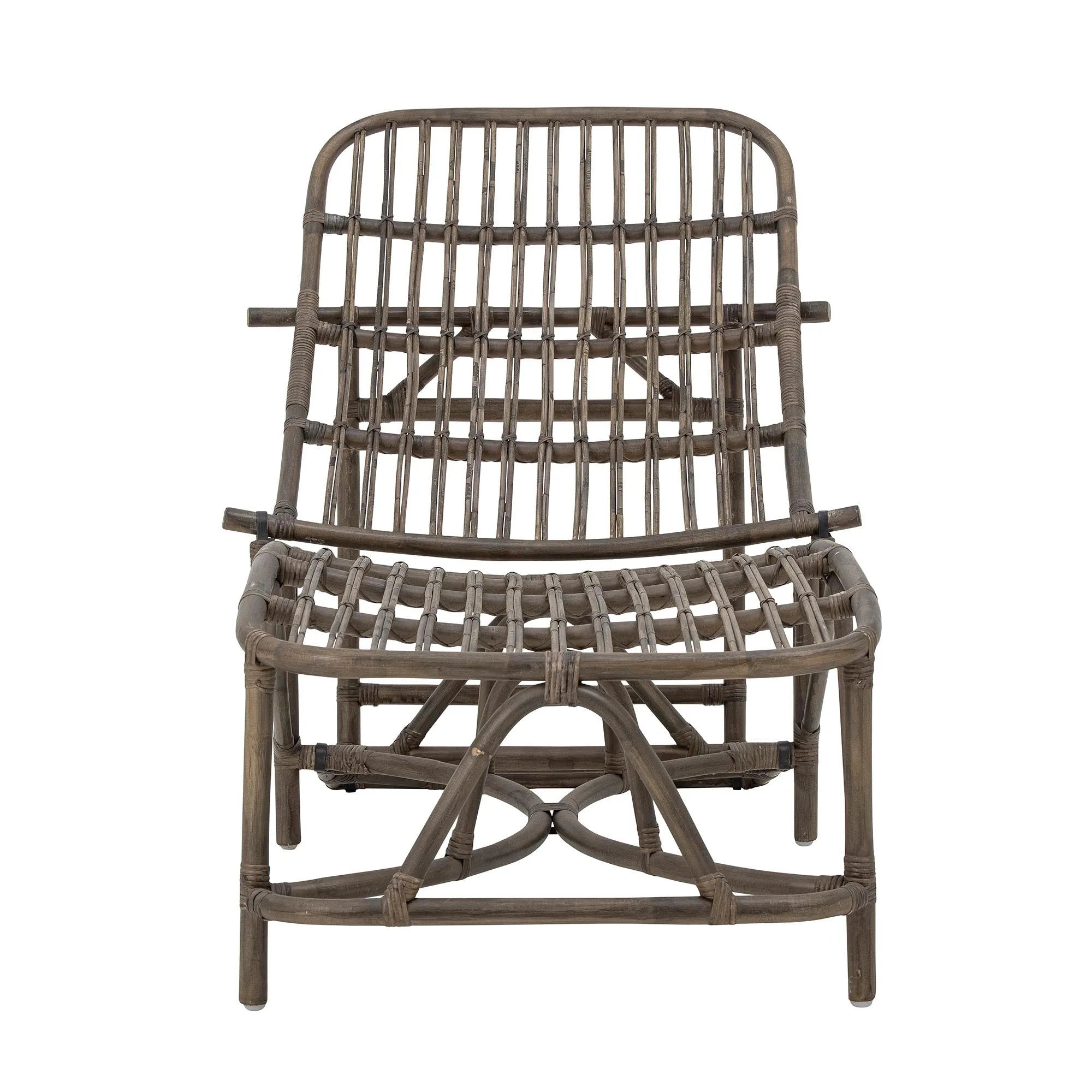 Dione Rattan-Liegestuhl von Bloomingville: Entspannung in Braun.