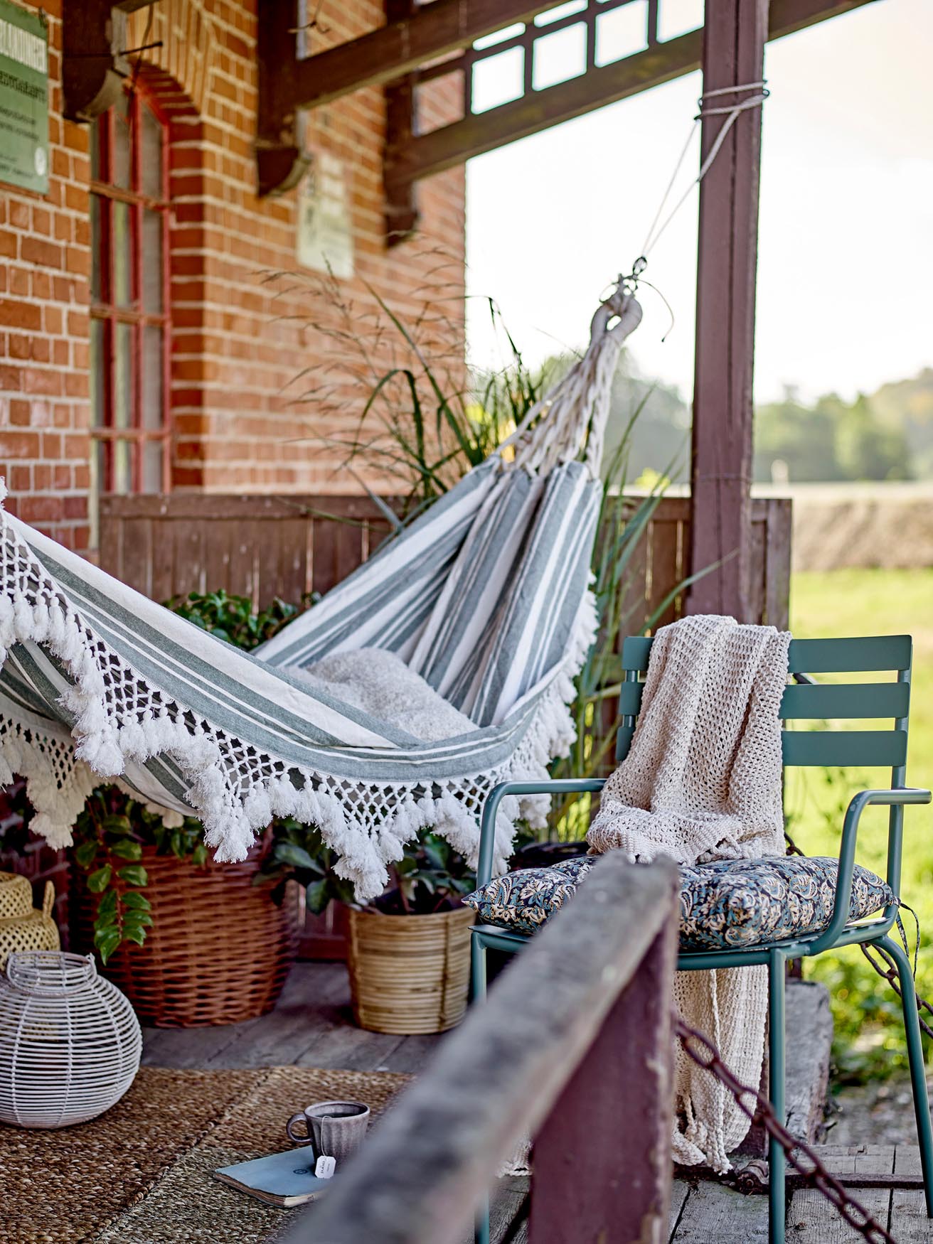 Linoa Korb, Natur, Rattan