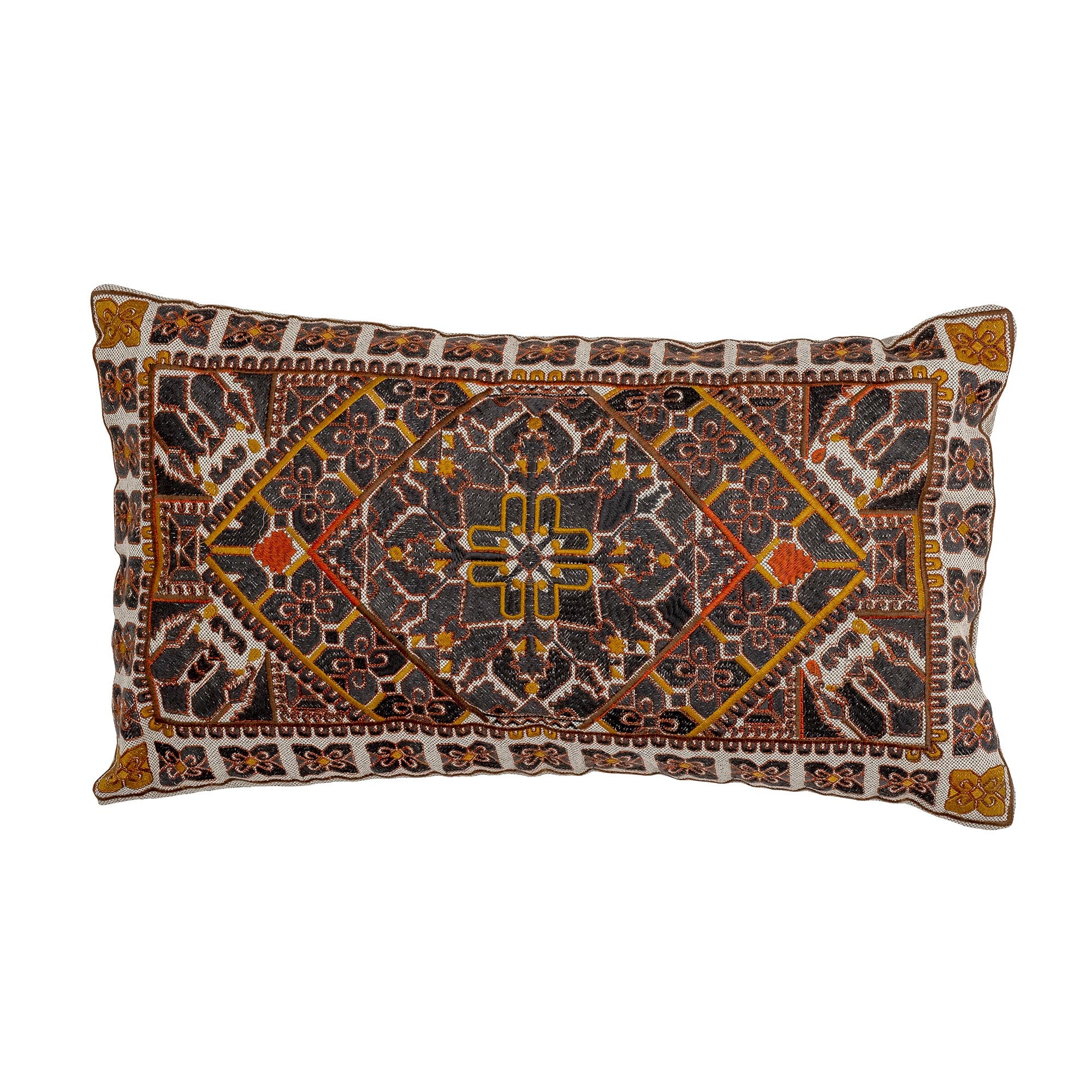 Enamel pillow, <tc>Braun</tc>, Cotton