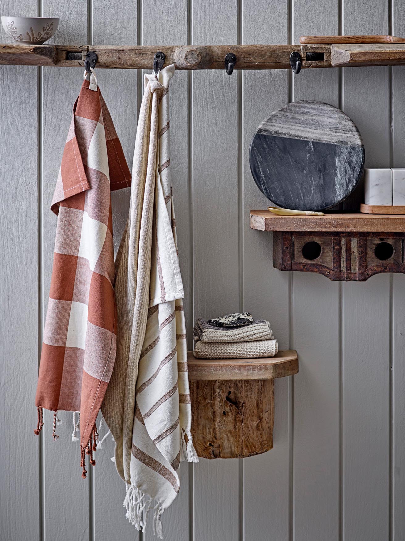 Odette Geschirrtuch, Grau, Baumwolle in Grey präsentiert im Onlineshop von KAQTU Design AG. Küchentuch ist von Creative Collection