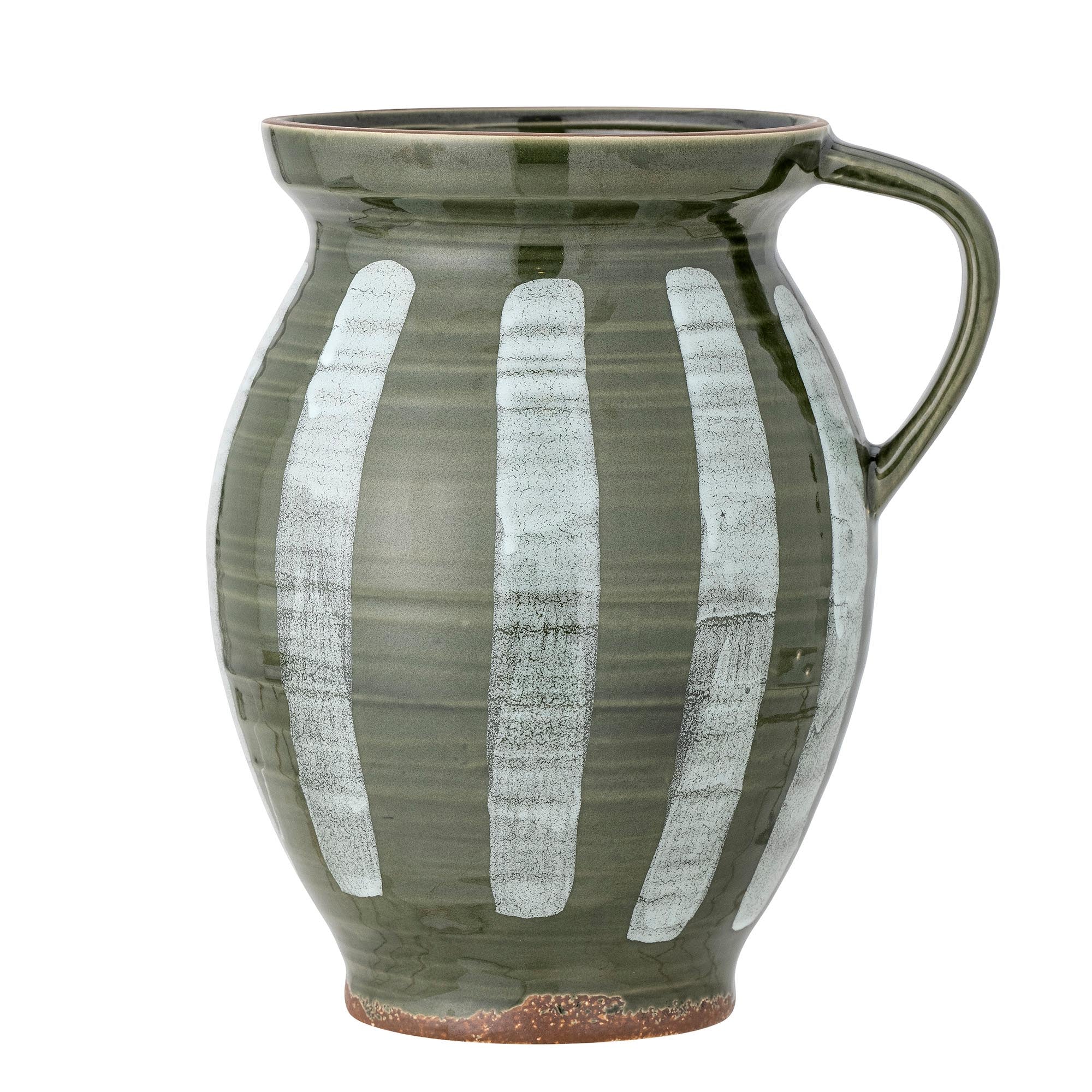 Frigg Vase, Grün, Steingut