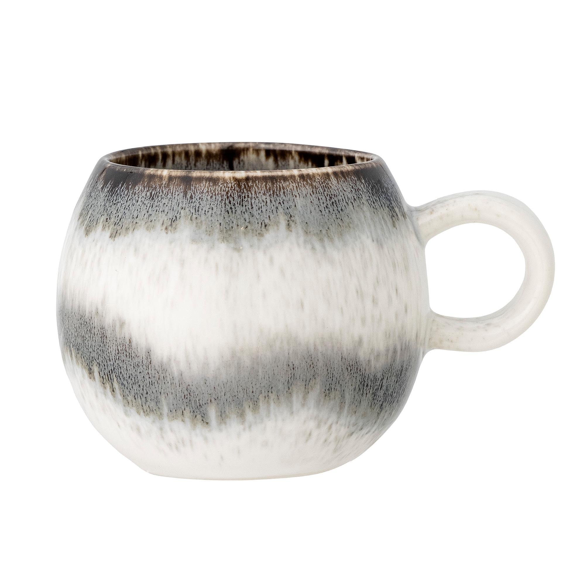 Paula Tasse, Grau, Steingut in Grey präsentiert im Onlineshop von KAQTU Design AG. Tasse ist von Bloomingville