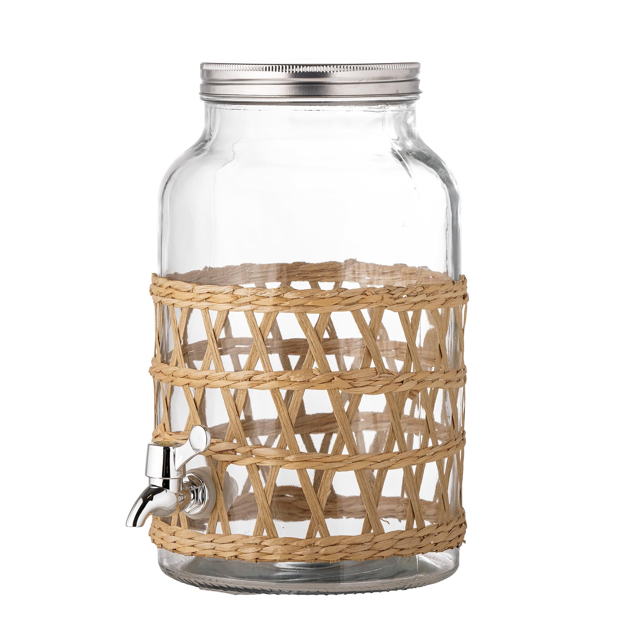 Manna Gefäss, Natur, Glas in Nature präsentiert im Onlineshop von KAQTU Design AG. Aufbewahrungsbehälter ist von Bloomingville