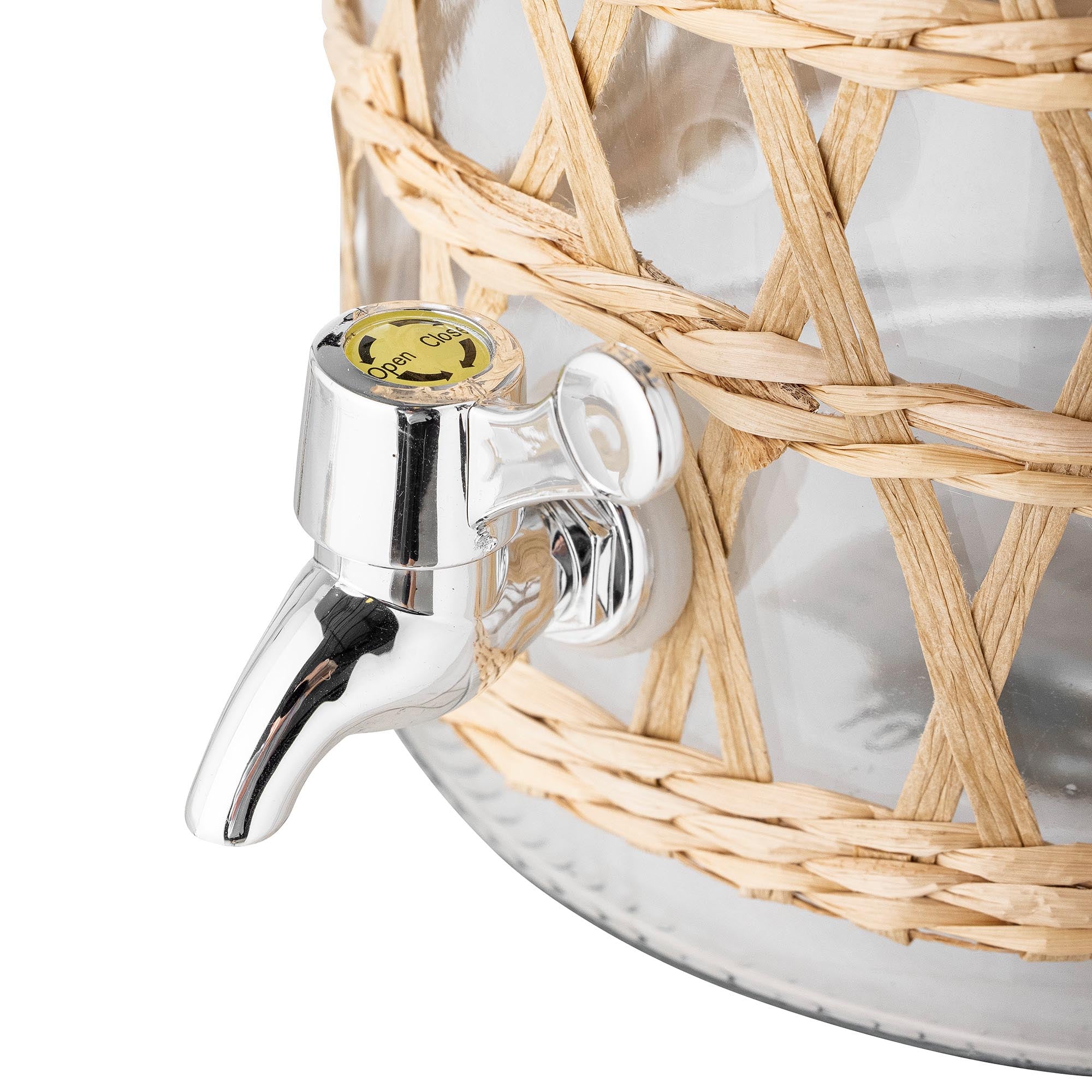 Manna Gefäss, Natur, Glas in Nature präsentiert im Onlineshop von KAQTU Design AG. Aufbewahrungsbehälter ist von Bloomingville