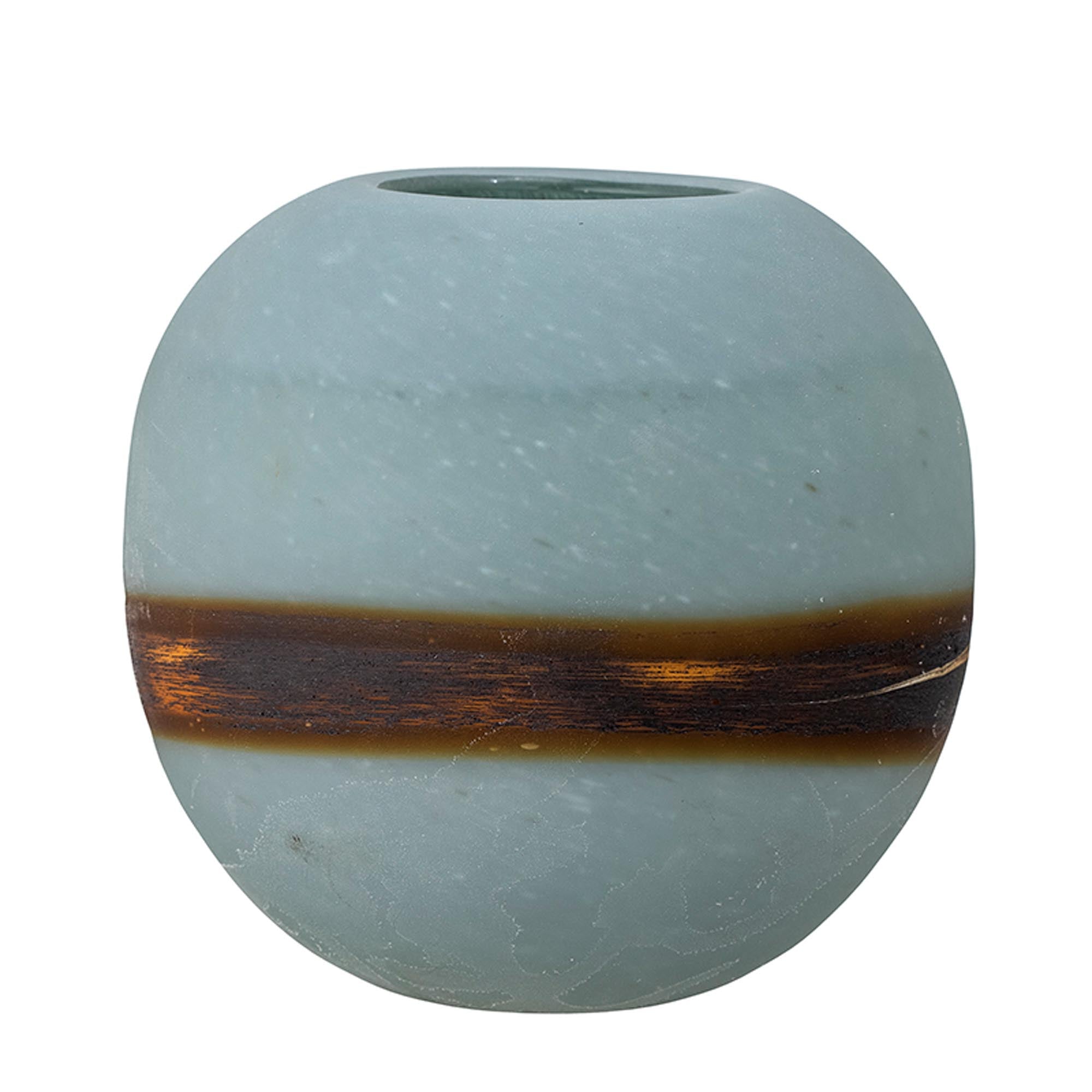 Melike Vase, Blue, Glas in Blue präsentiert im Onlineshop von KAQTU Design AG. Vase ist von Bloomingville