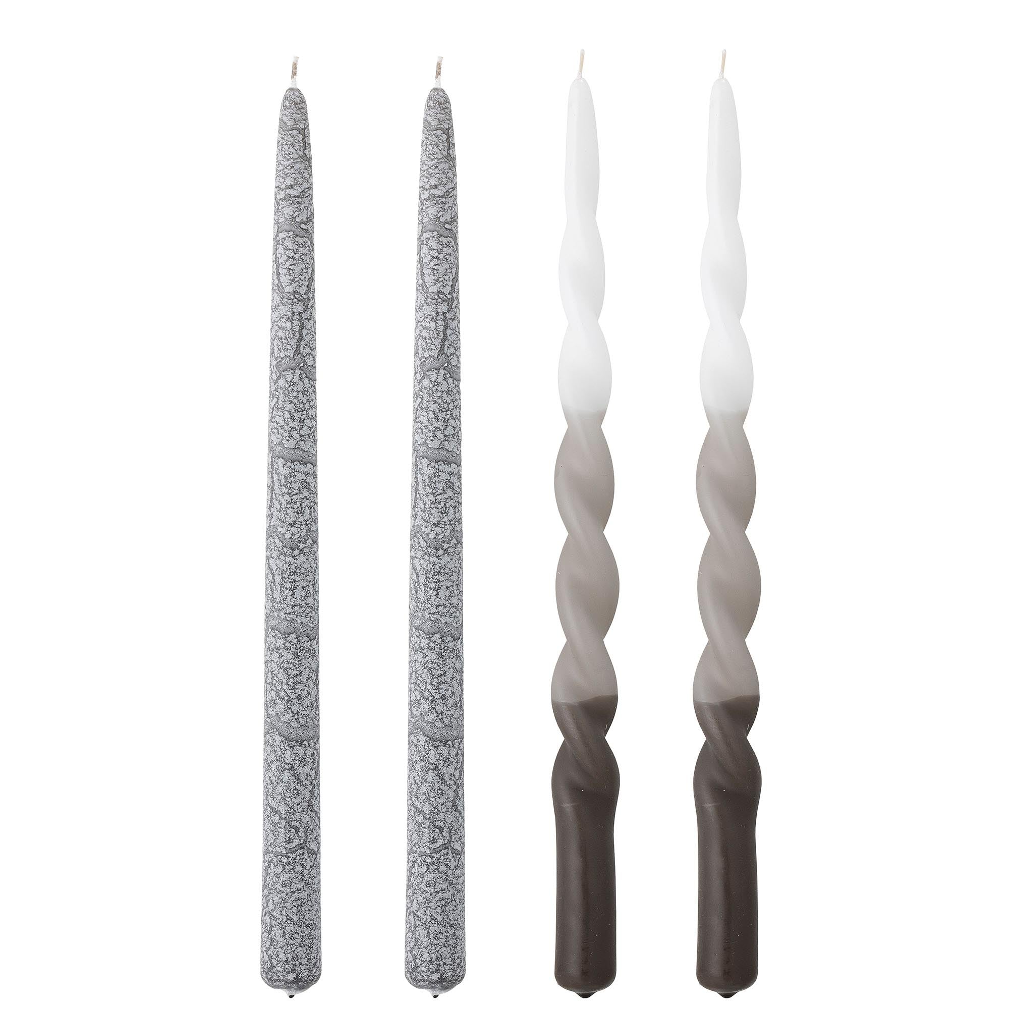 Frost Kerze, Grau, Parafin in Grey präsentiert im Onlineshop von KAQTU Design AG. Kerzen ist von Bloomingville