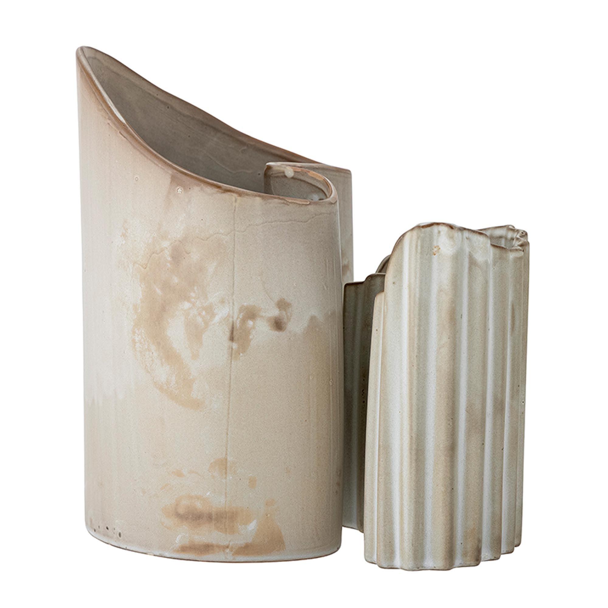Henaj Vase, <tc>Braun</tc>, earthenware