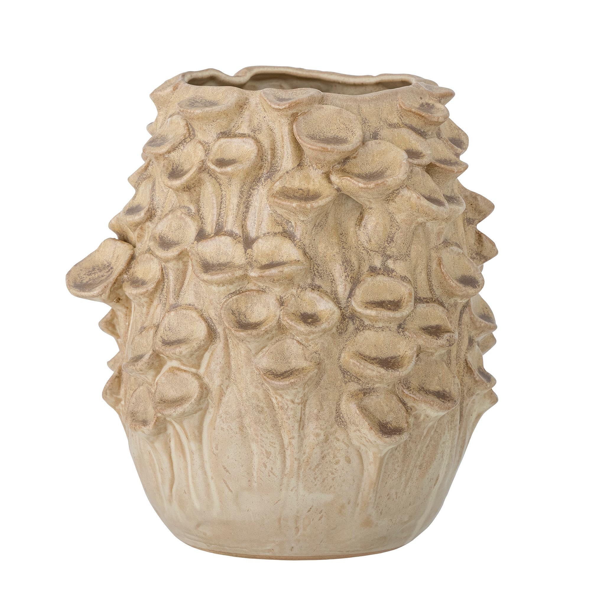 Rigo Vase, Natur, Steingut in Nature präsentiert im Onlineshop von KAQTU Design AG. Vase ist von Bloomingville