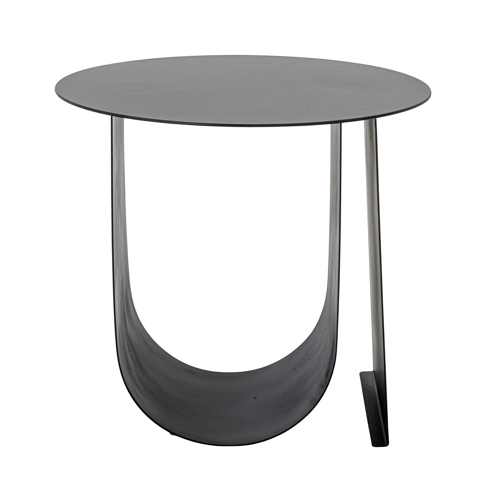 Cher Beistelltisch, Schwarz, Metall, Beistelltisch, KAQTU Design