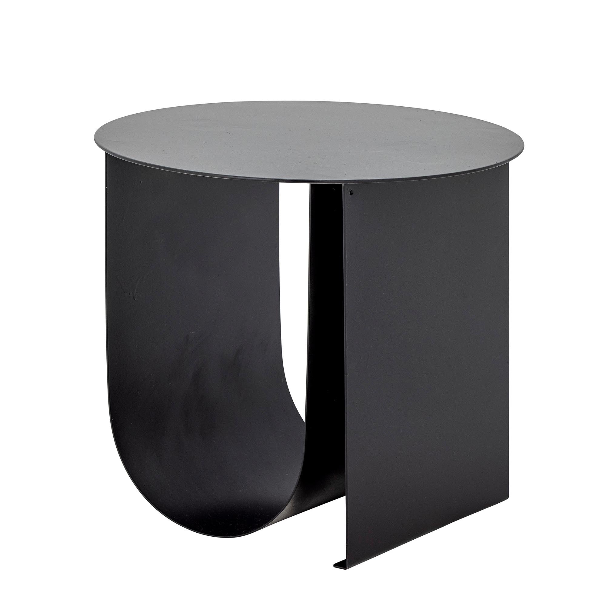 Cher Beistelltisch, Schwarz, Metall