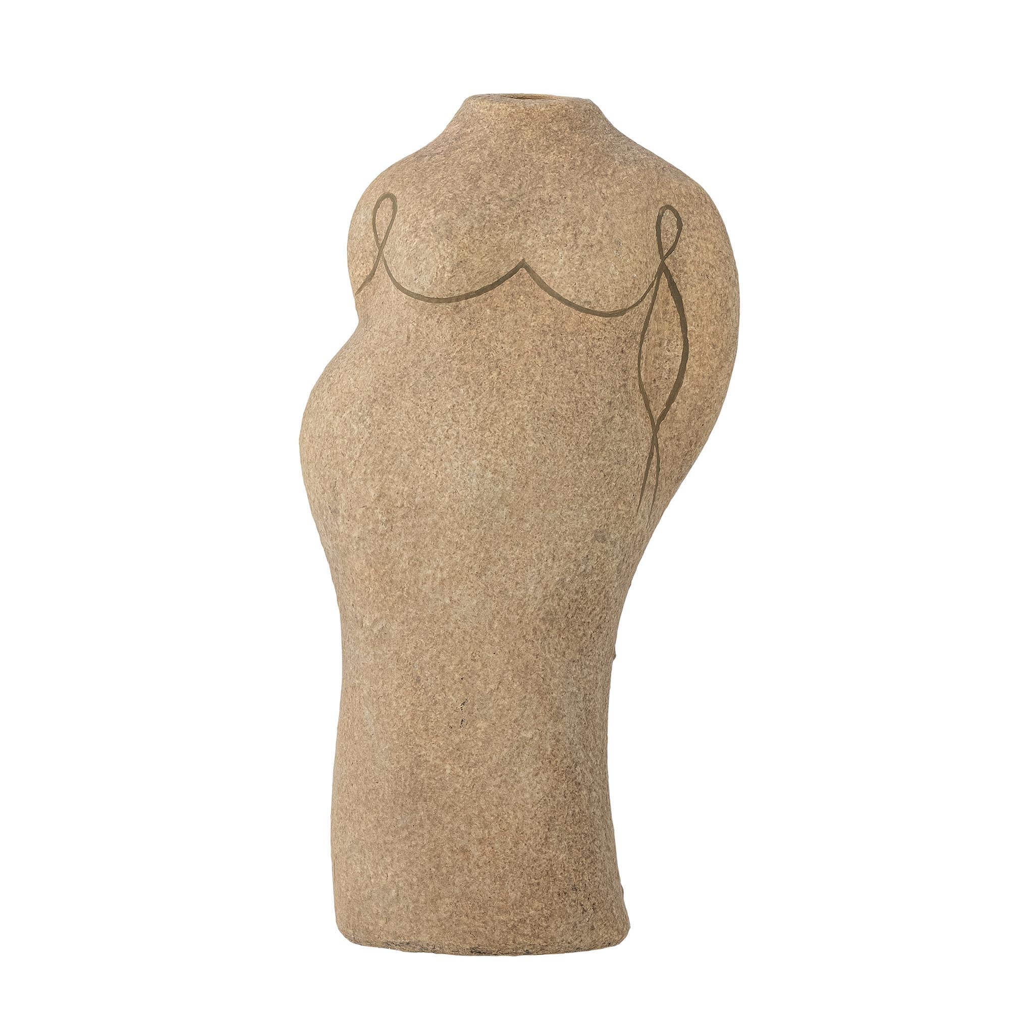 Lulu Deko-Vase, Braun, Terrakotta in Brown präsentiert im Onlineshop von KAQTU Design AG. Vase ist von Bloomingville