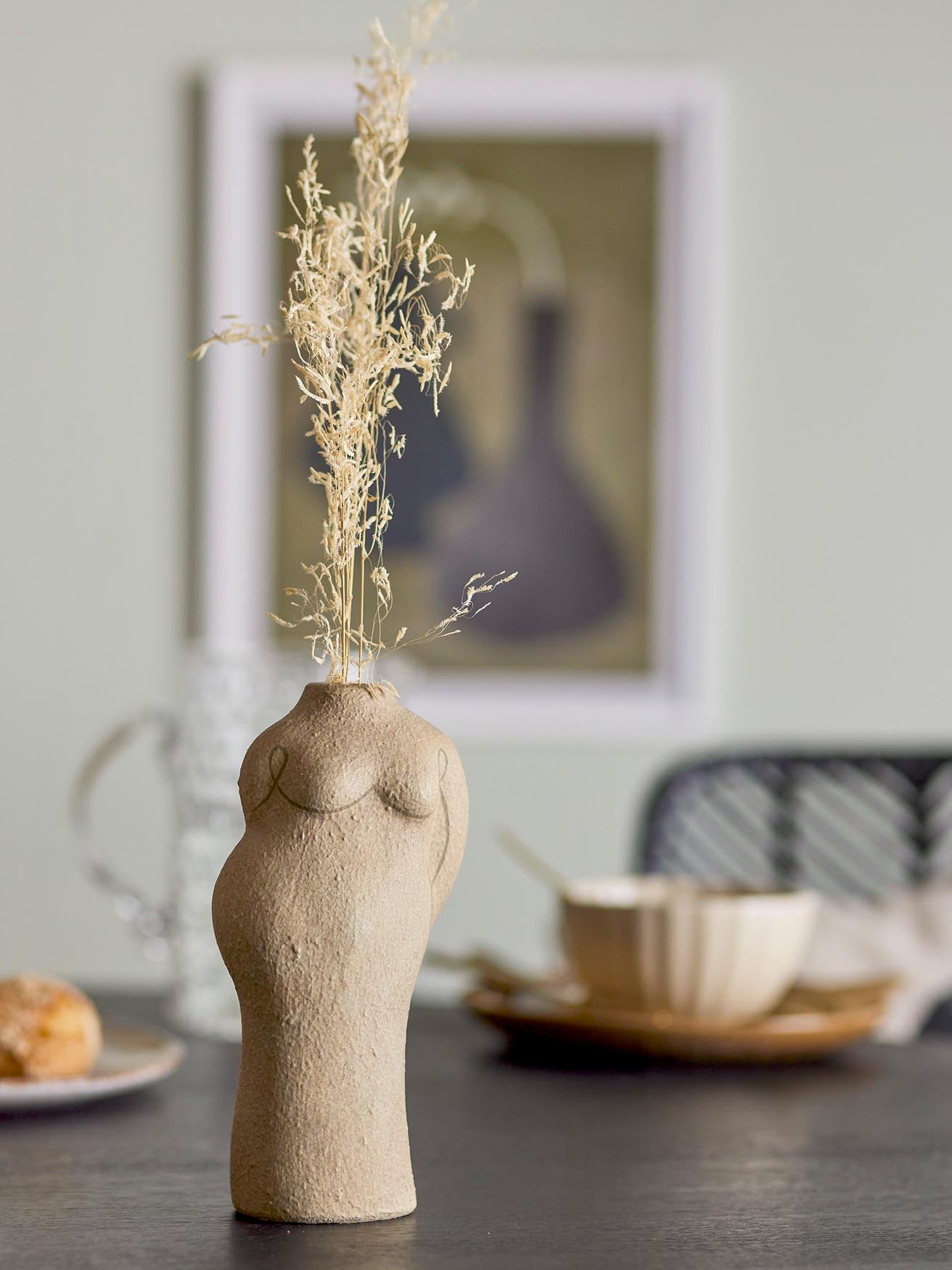 Lulu Deko-Vase, Braun, Terrakotta in Brown präsentiert im Onlineshop von KAQTU Design AG. Vase ist von Bloomingville