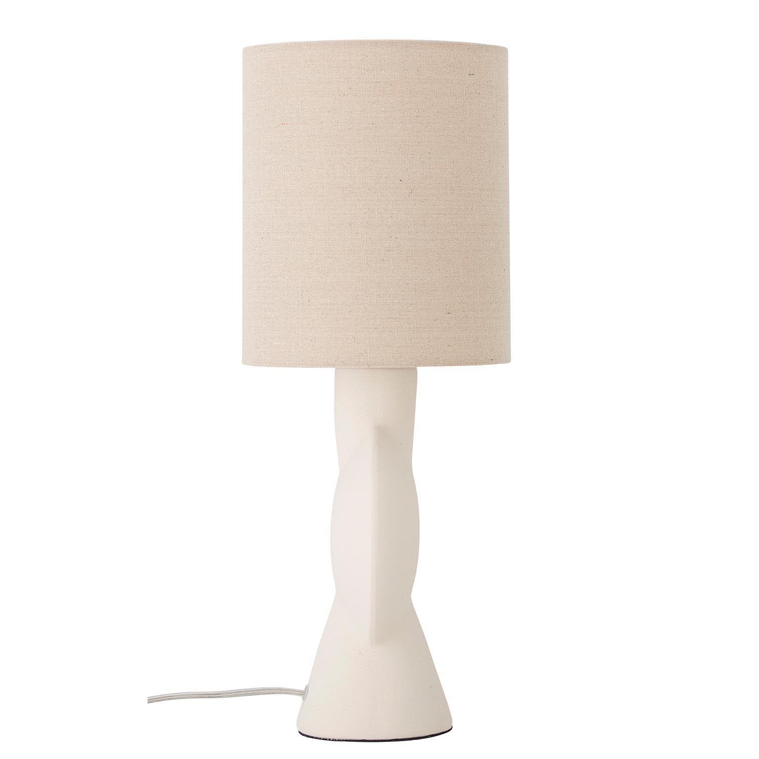 Die Sergio Tischlampe von Bloomingville aus Steingut vereint natürliche Eleganz mit skandinavischem Minimalismus für stilvolle Räume.