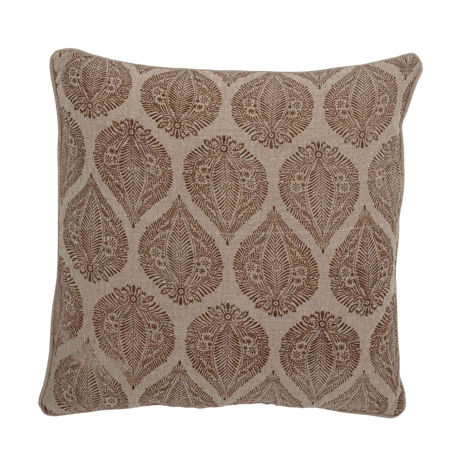 Cergy pillow, <tc>Braun</tc>, Cotton
