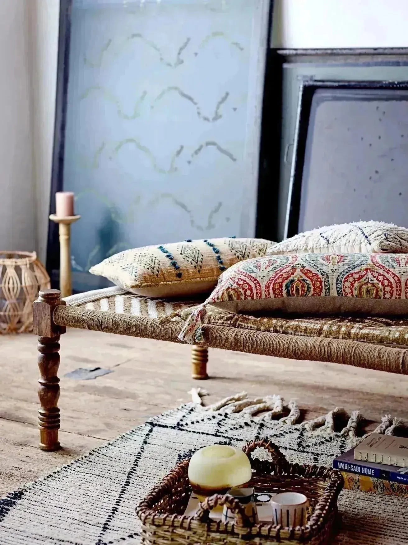 Elegantes Paloma Kissen aus Naturbaumwolle von Creative Collection.