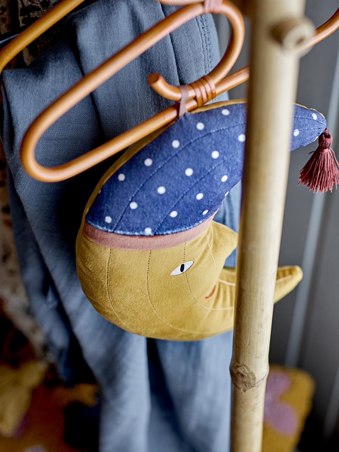 Moony Mobile, Braun, Polyester in Brown präsentiert im Onlineshop von KAQTU Design AG. Plüschtier Kids ist von Bloomingville Mini