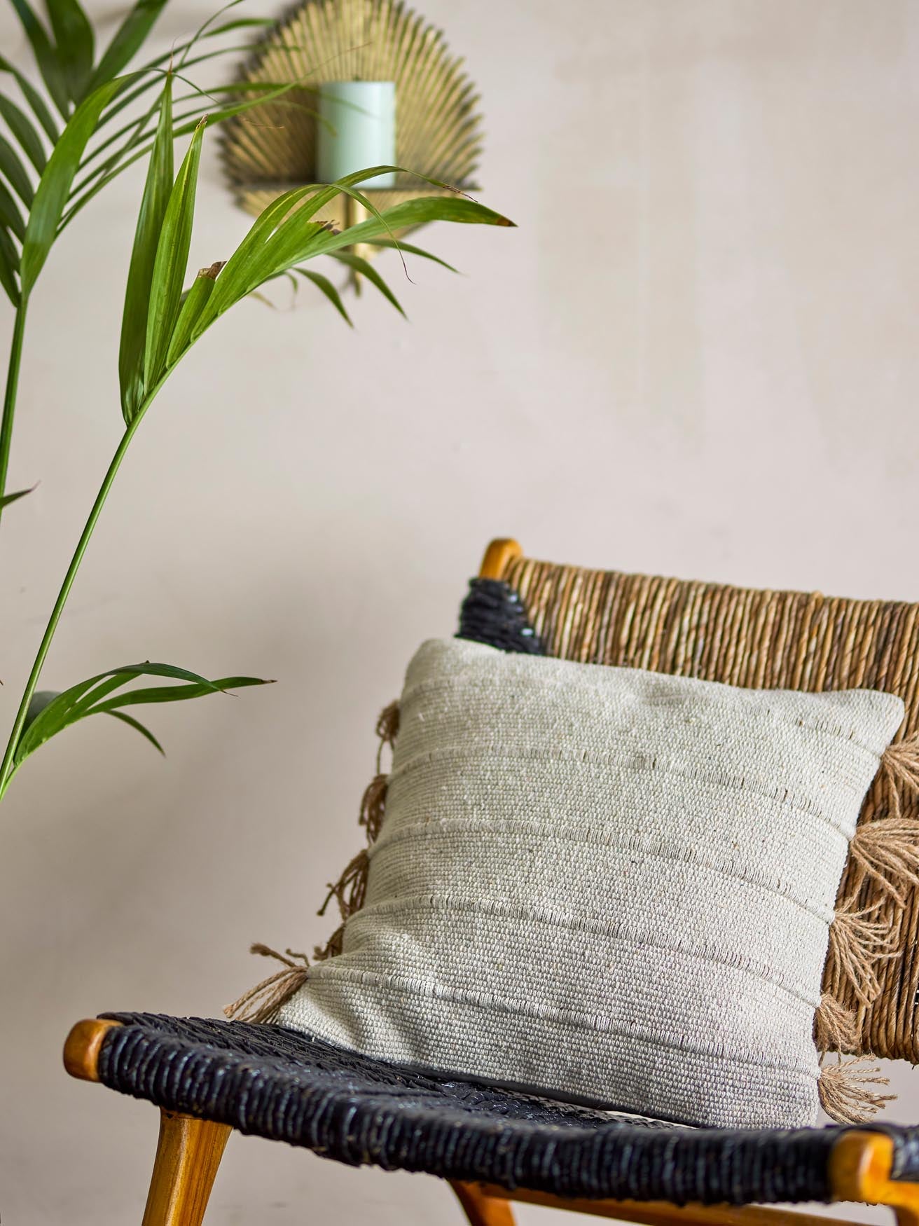 Ensar pillows, nature, recycled cotton
